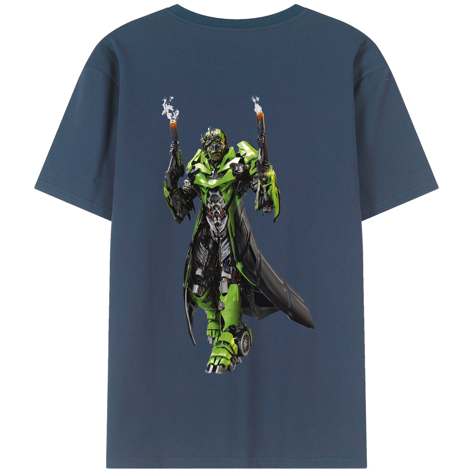 （画像用） Transformers トランスフォーマー 綿100％半袖Tシャツ（背面プリント）