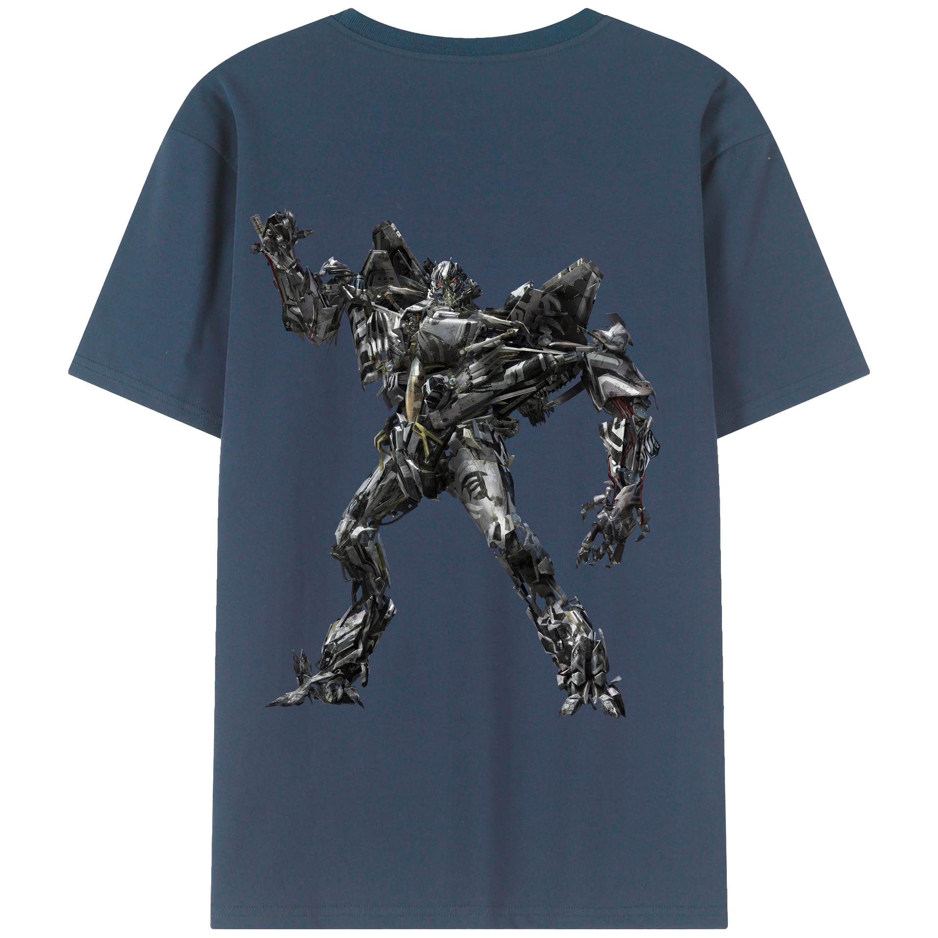 （画像用） Transformers トランスフォーマー 綿100％半袖Tシャツ（背面プリント）