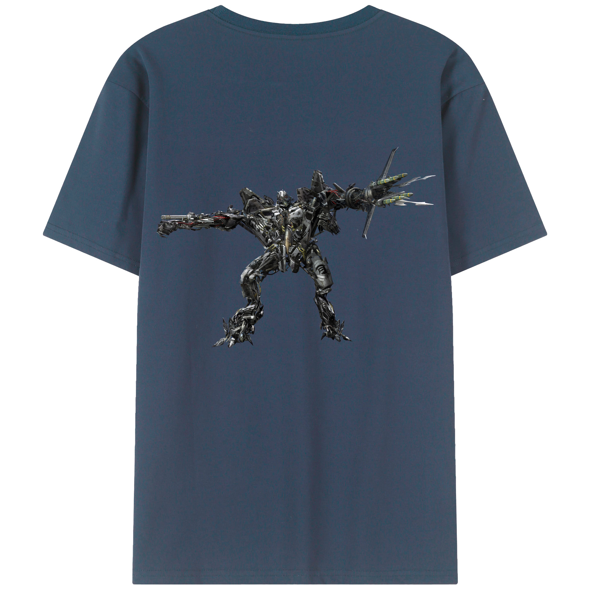 （画像用） Transformers トランスフォーマー 綿100％半袖Tシャツ（背面プリント）