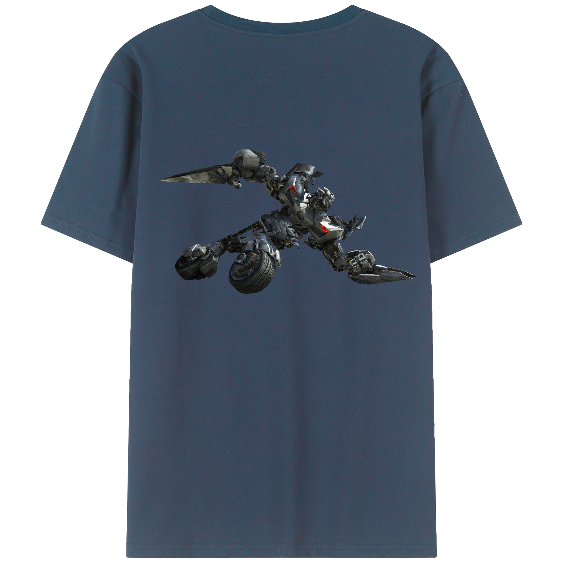 （画像用） Transformers トランスフォーマー 綿100％半袖Tシャツ（背面プリント）
