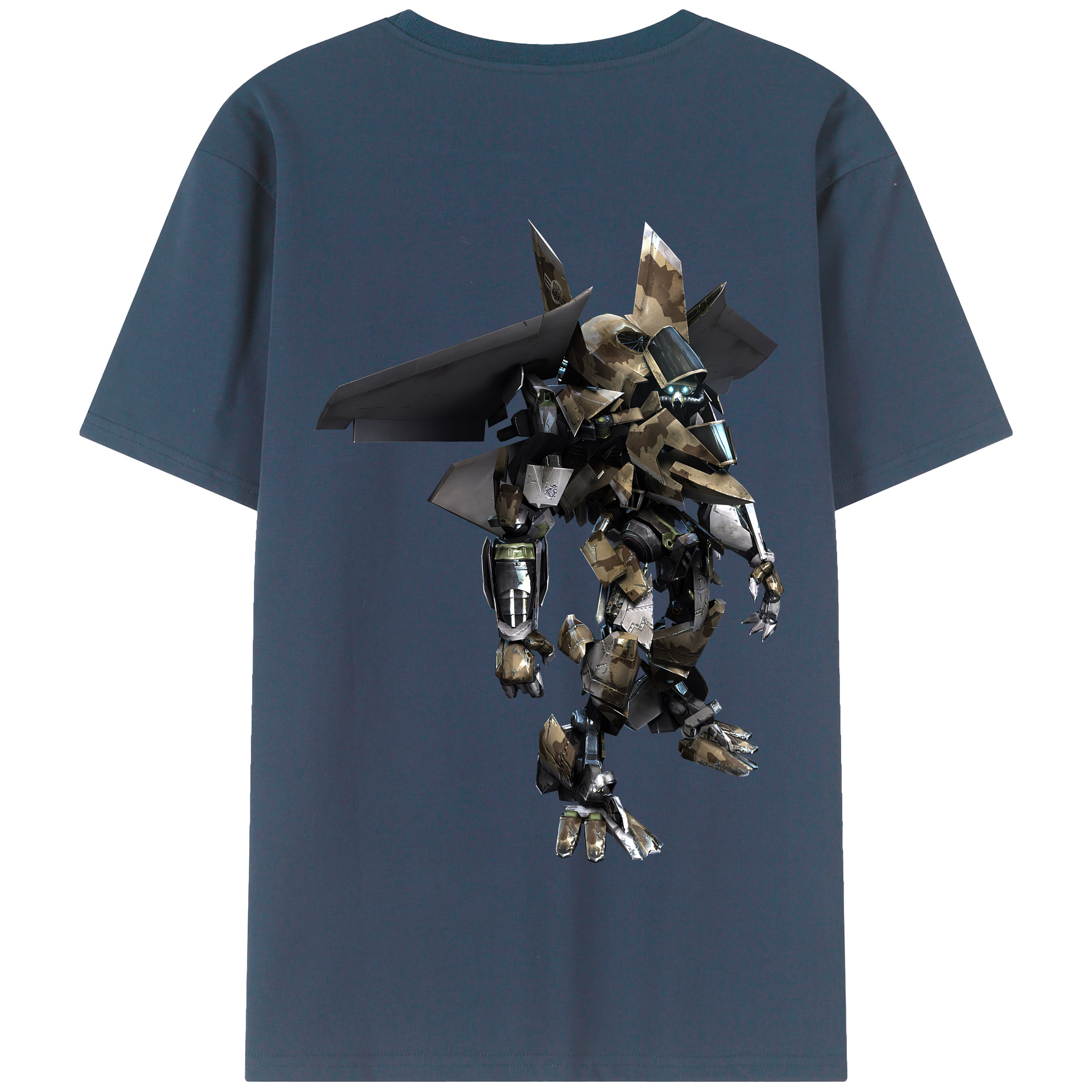 （画像用） Transformers トランスフォーマー 綿100％半袖Tシャツ（背面プリント）