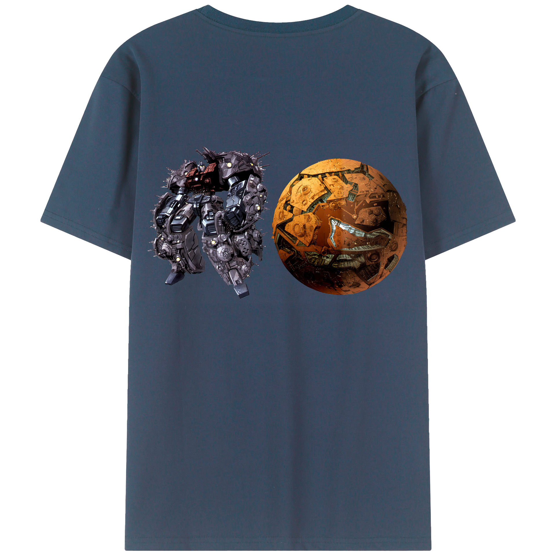 （画像用） Transformers トランスフォーマー 綿100％半袖Tシャツ（背面プリント）
