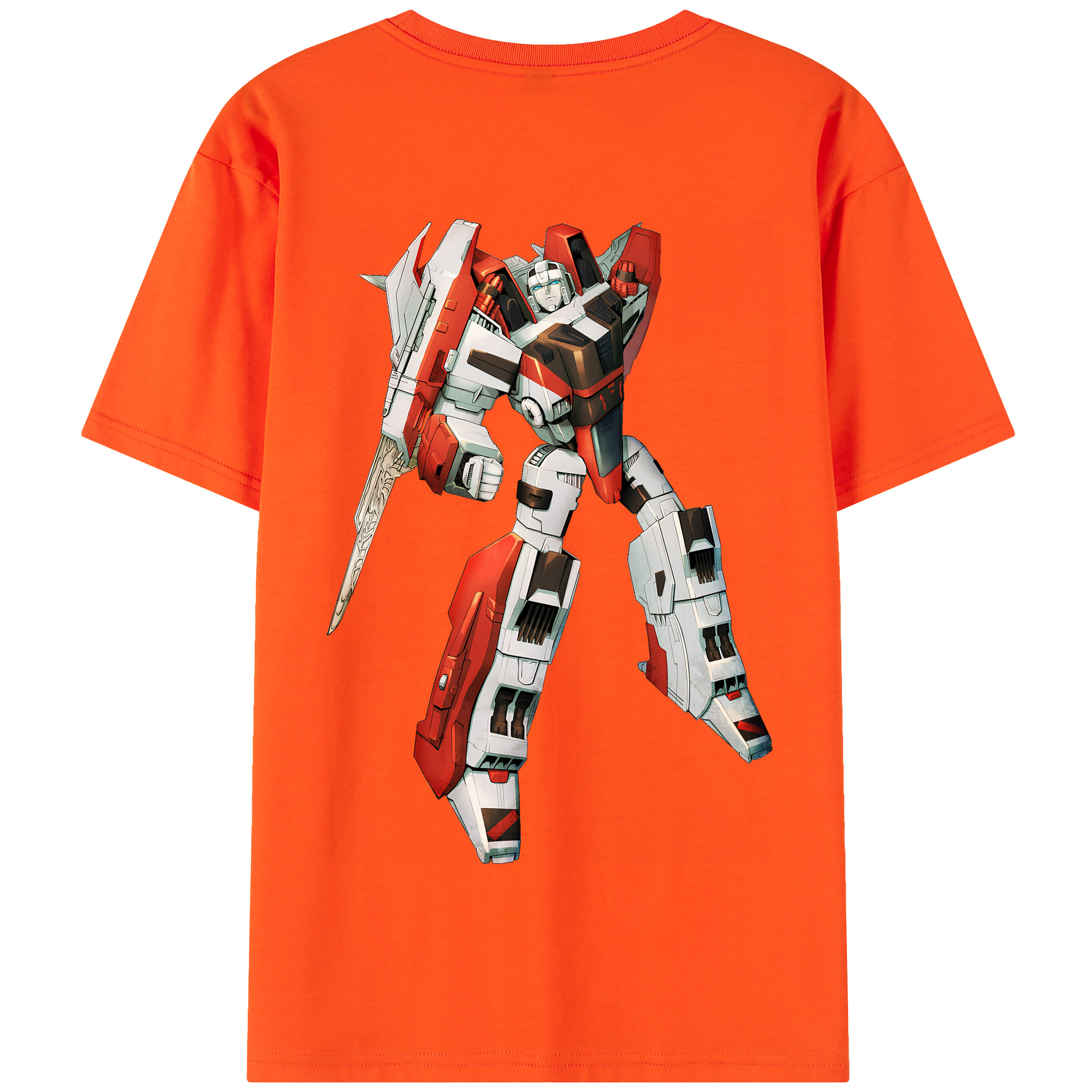 （画像用） Transformers トランスフォーマー 綿100％半袖Tシャツ（背面プリント）