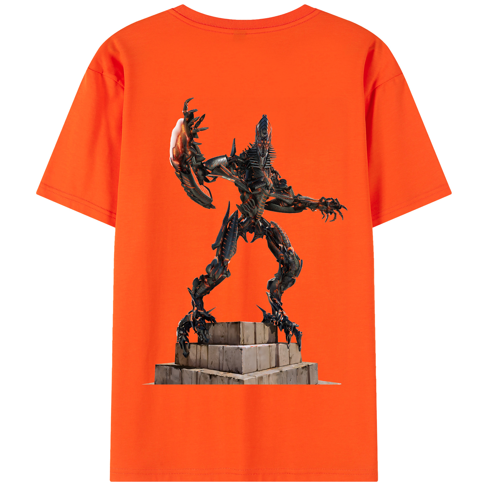 （画像用） Transformers トランスフォーマー 綿100％半袖Tシャツ（背面プリント）