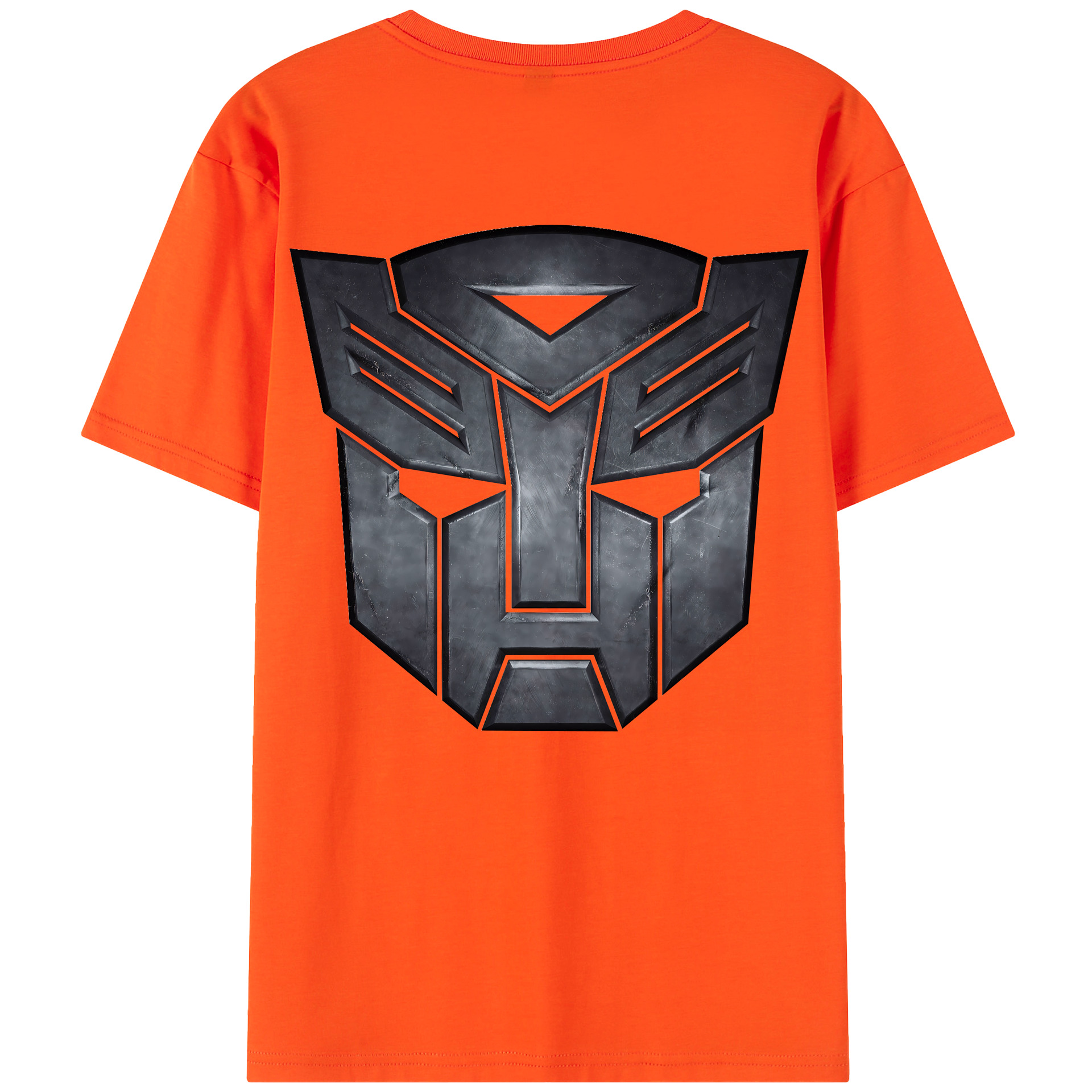 （画像用） Transformers トランスフォーマー 綿100％半袖Tシャツ（背面プリント）