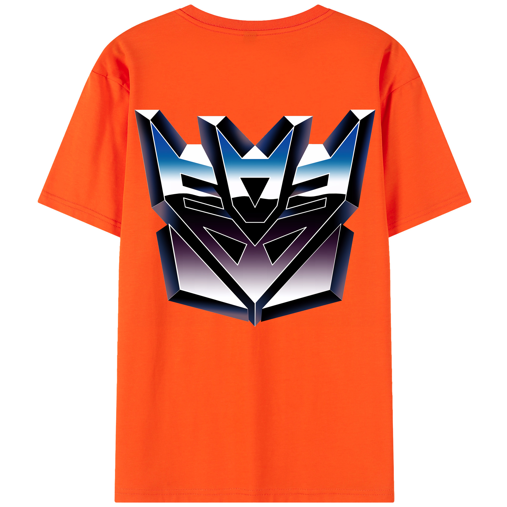 （画像用） Transformers トランスフォーマー 綿100％半袖Tシャツ（背面プリント）