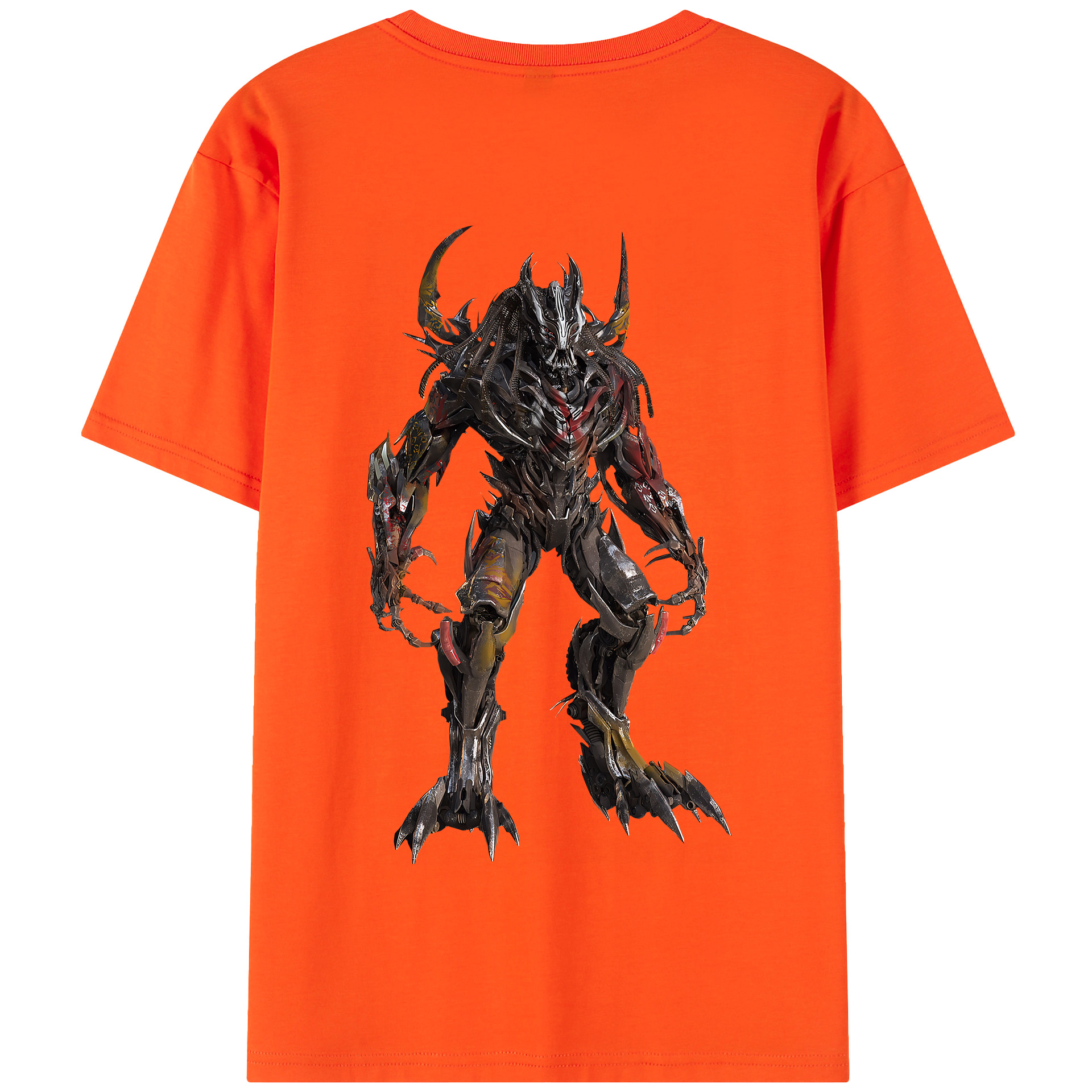 （画像用） Transformers トランスフォーマー 綿100％半袖Tシャツ（背面プリント）
