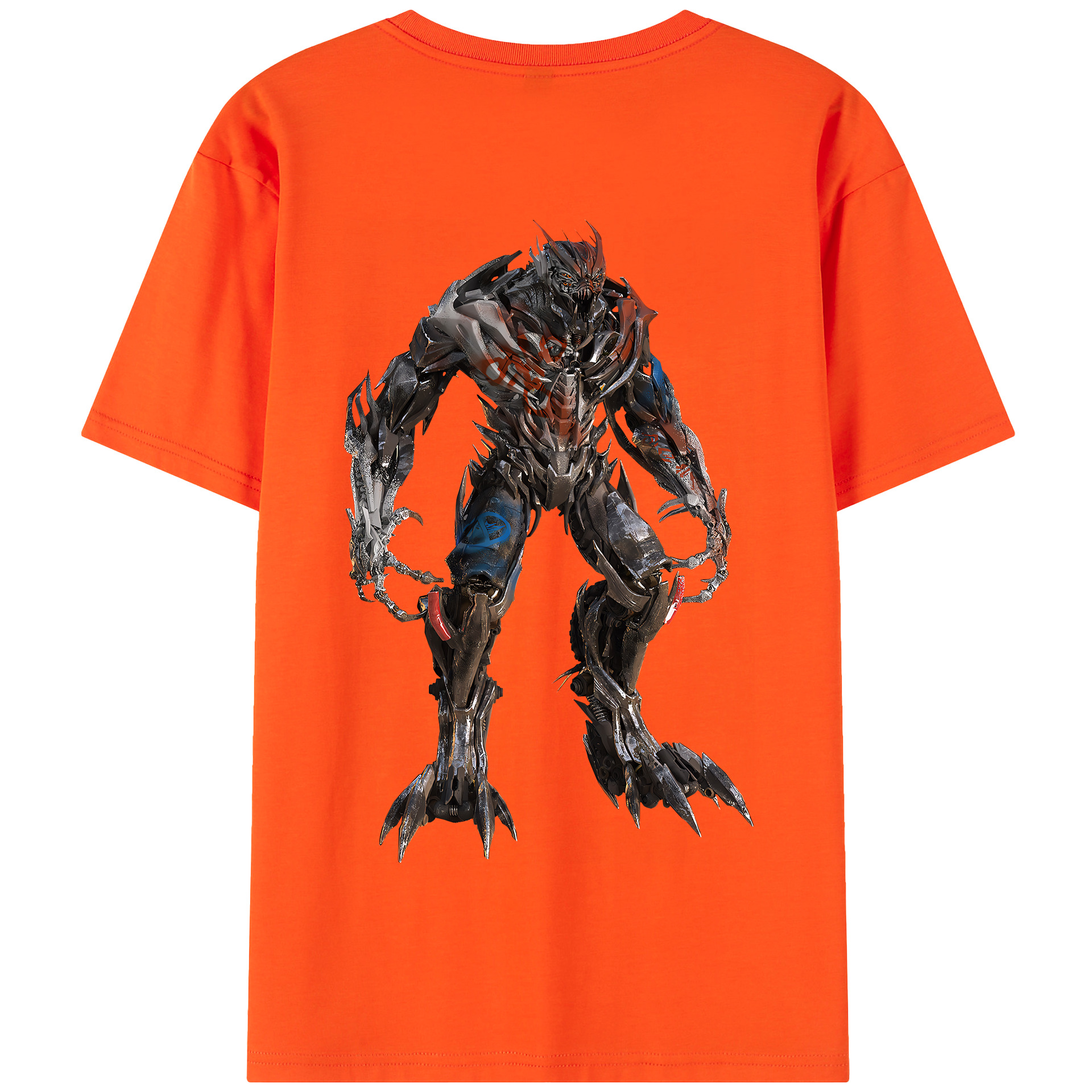 （画像用） Transformers トランスフォーマー 綿100％半袖Tシャツ（背面プリント）