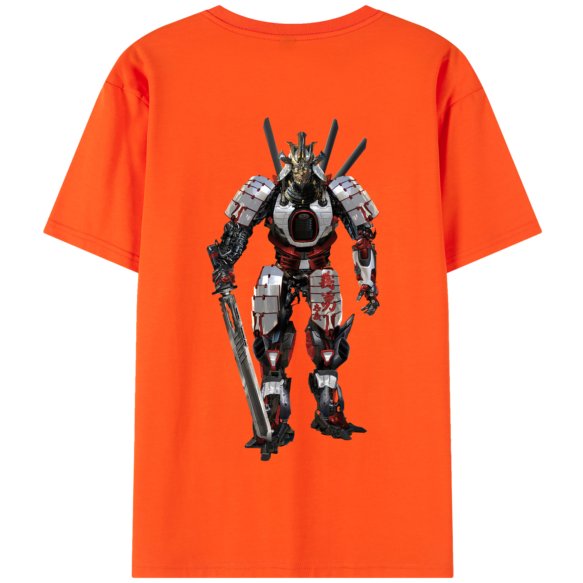 （画像用） Transformers トランスフォーマー 綿100％半袖Tシャツ（背面プリント）