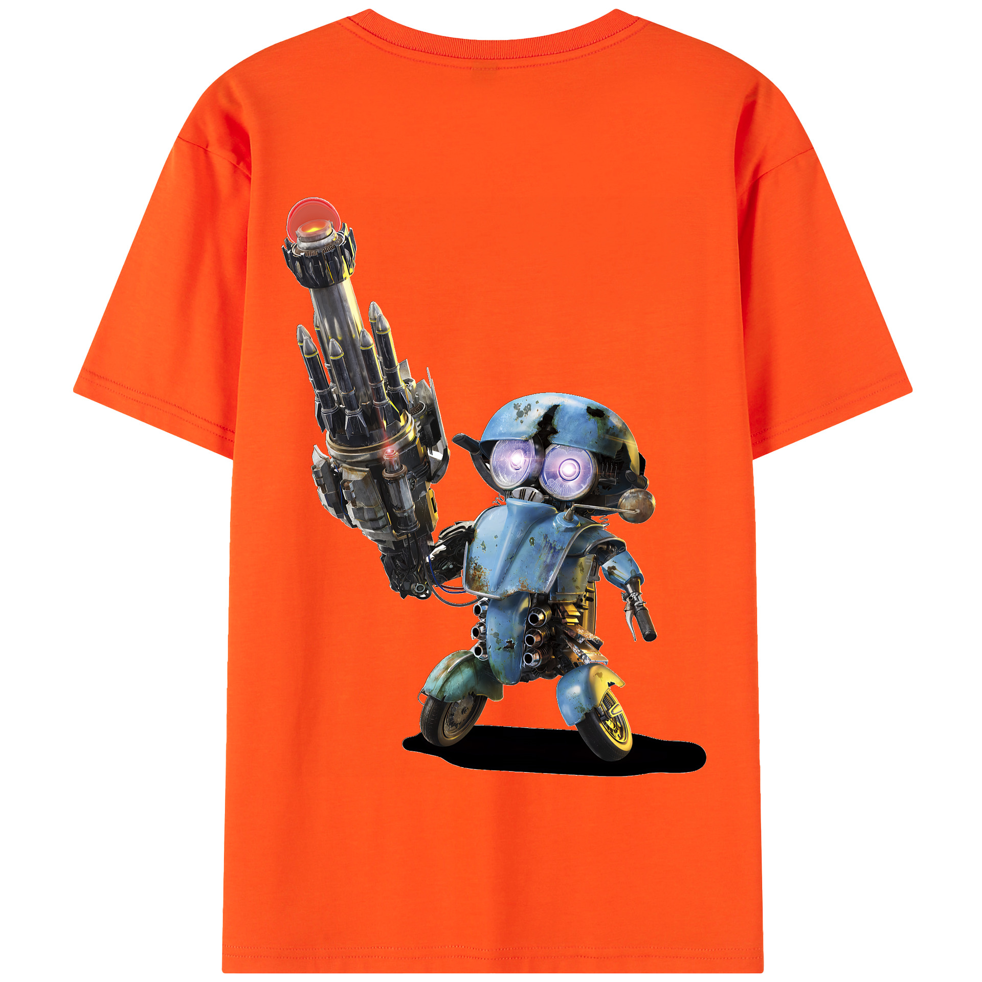 （画像用） Transformers トランスフォーマー 綿100％半袖Tシャツ（背面プリント）