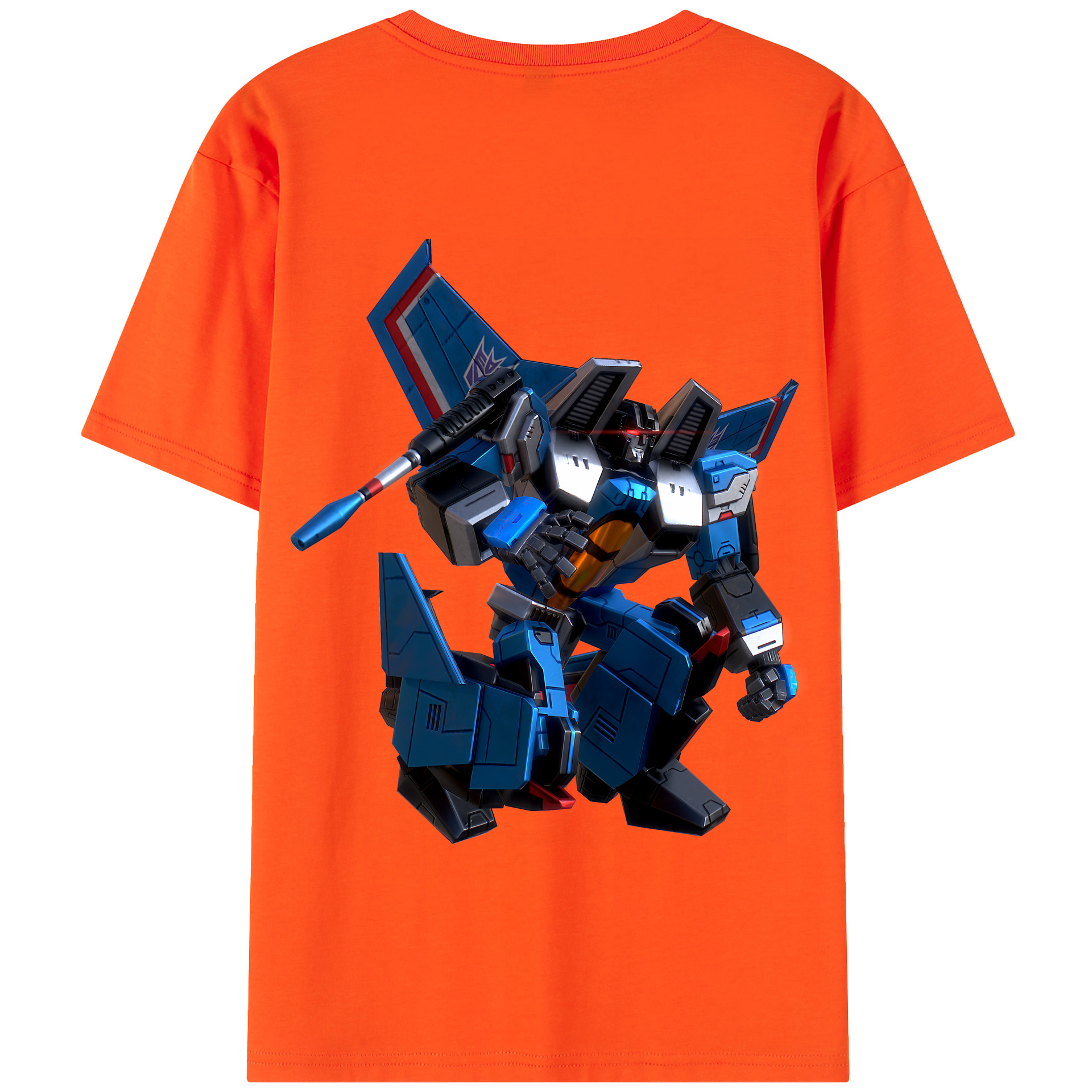 （画像用） Transformers トランスフォーマー 綿100％半袖Tシャツ（背面プリント）