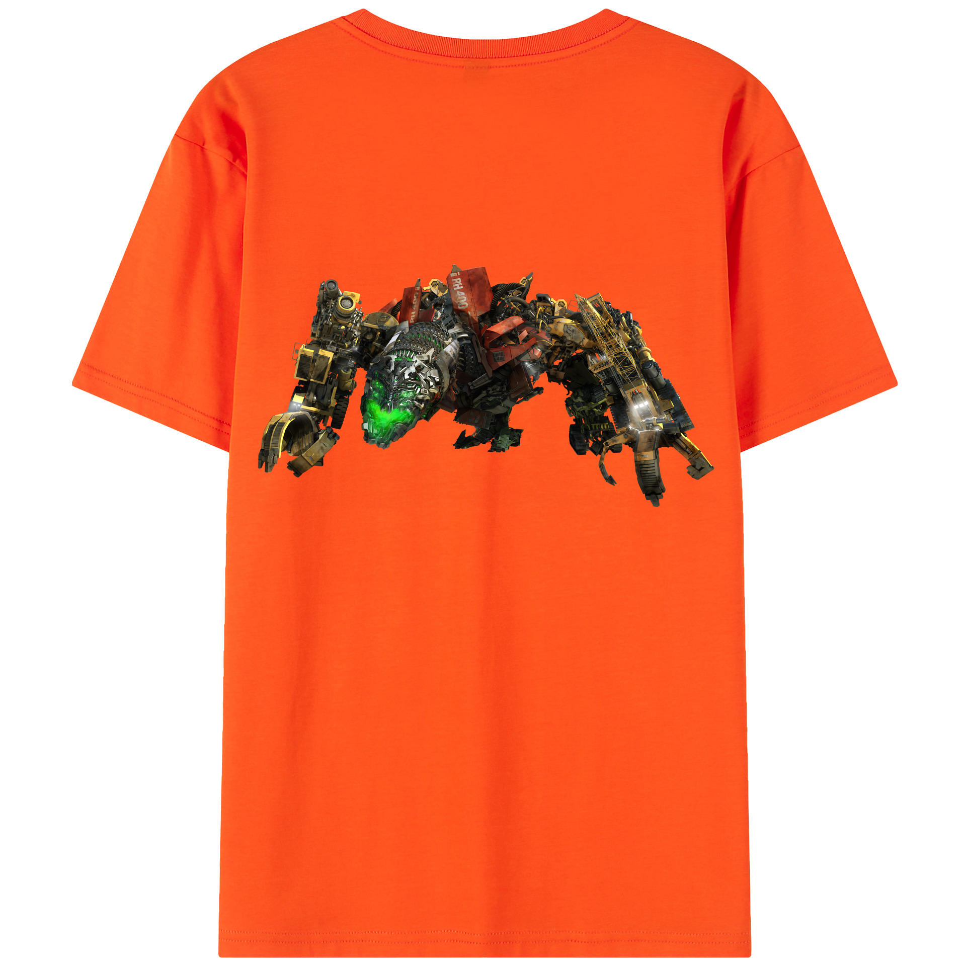 （画像用） Transformers トランスフォーマー 綿100％半袖Tシャツ（背面プリント）