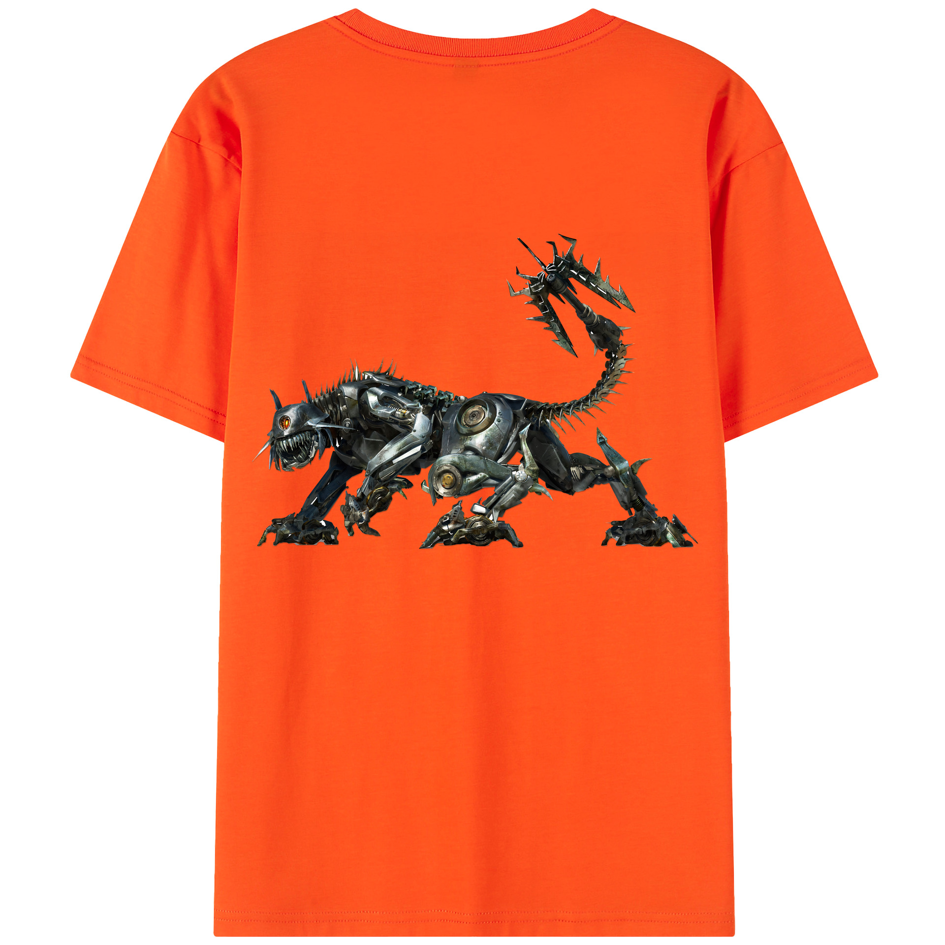 （画像用） Transformers トランスフォーマー 綿100％半袖Tシャツ（背面プリント）