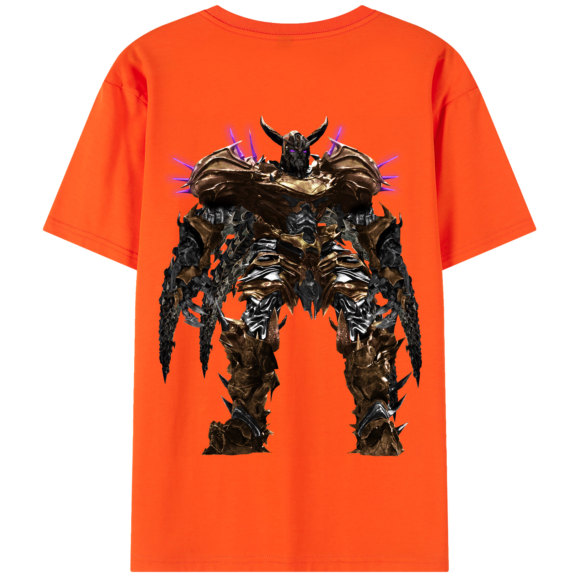 （画像用） Transformers トランスフォーマー 綿100％半袖Tシャツ（背面プリント）