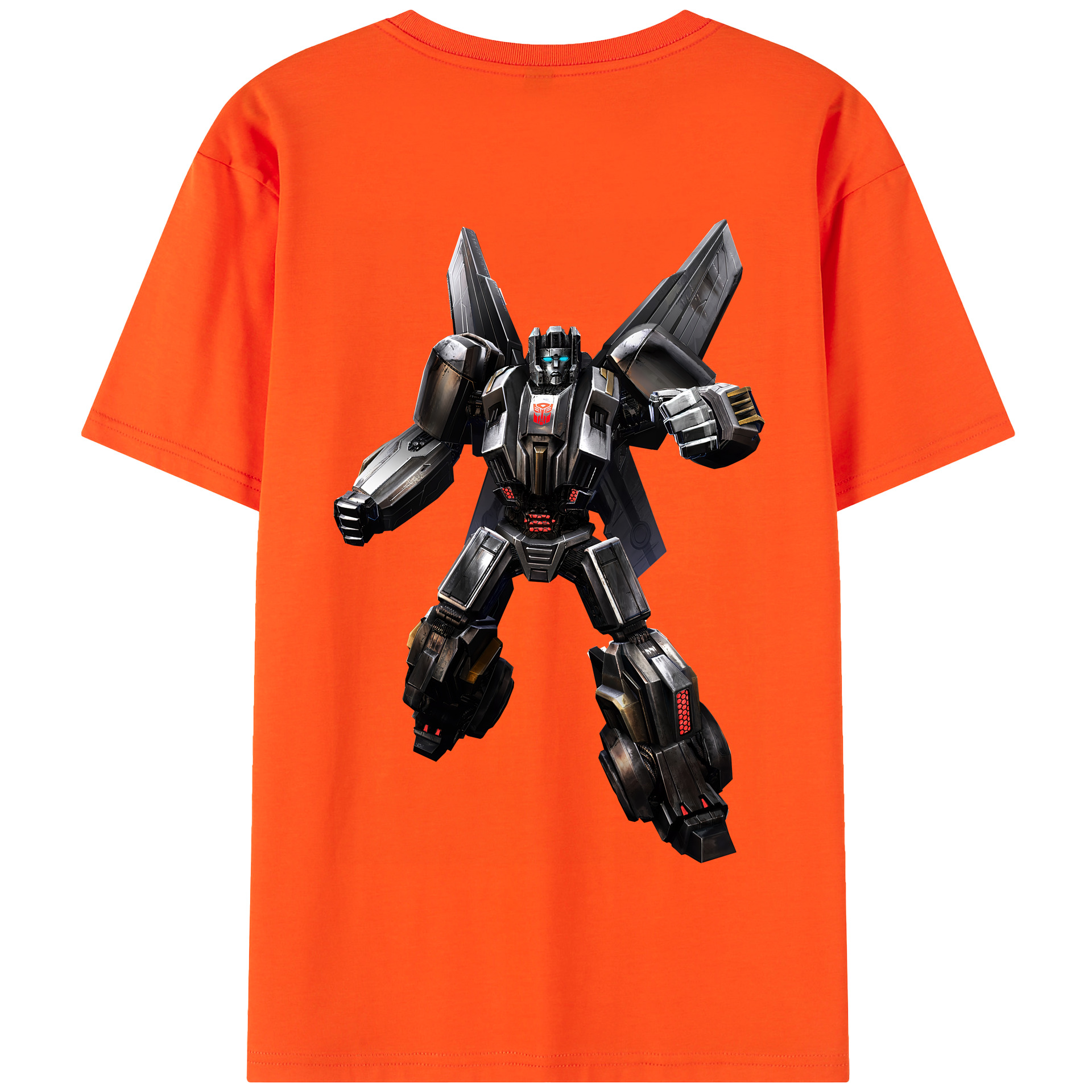 （画像用） Transformers トランスフォーマー 綿100％半袖Tシャツ（背面プリント）