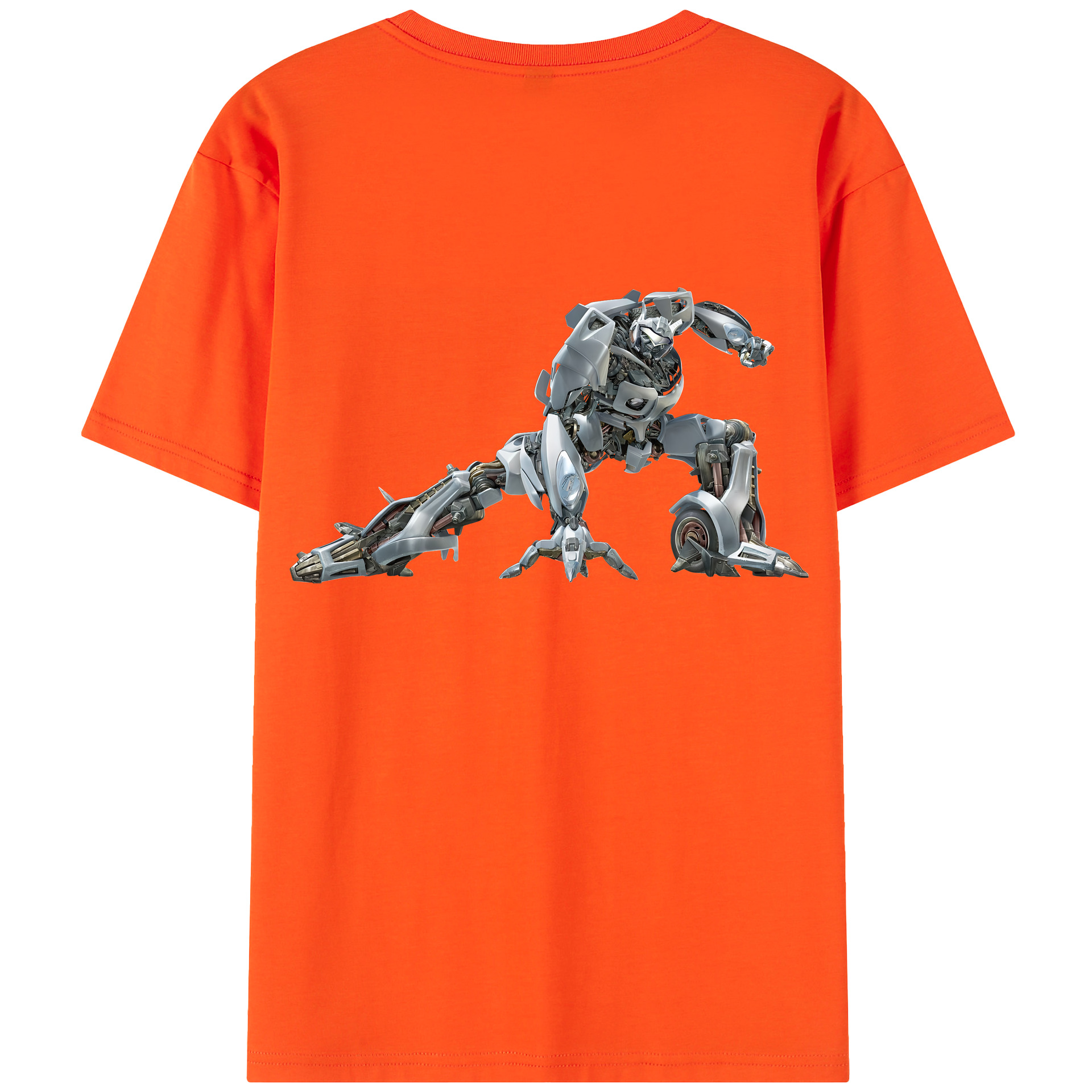 （画像用） Transformers トランスフォーマー 綿100％半袖Tシャツ（背面プリント）