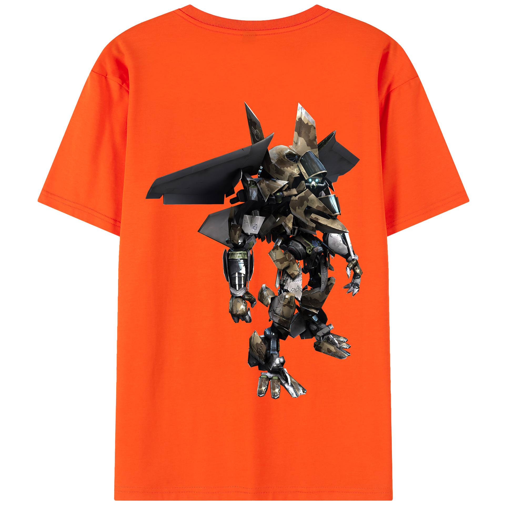 （画像用） Transformers トランスフォーマー 綿100％半袖Tシャツ（背面プリント）