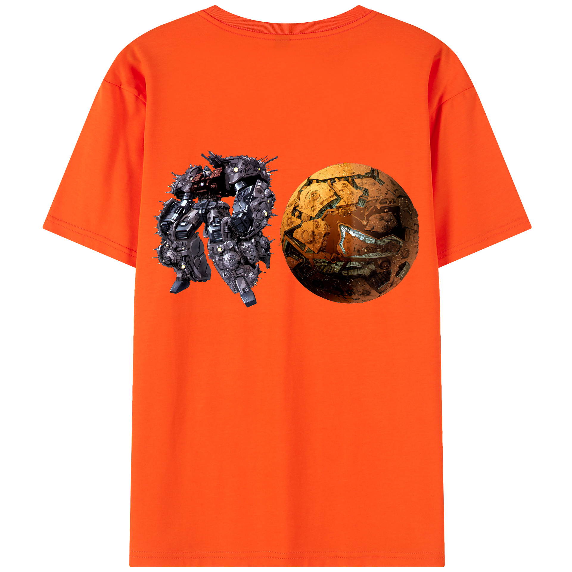 （画像用） Transformers トランスフォーマー 綿100％半袖Tシャツ（背面プリント）