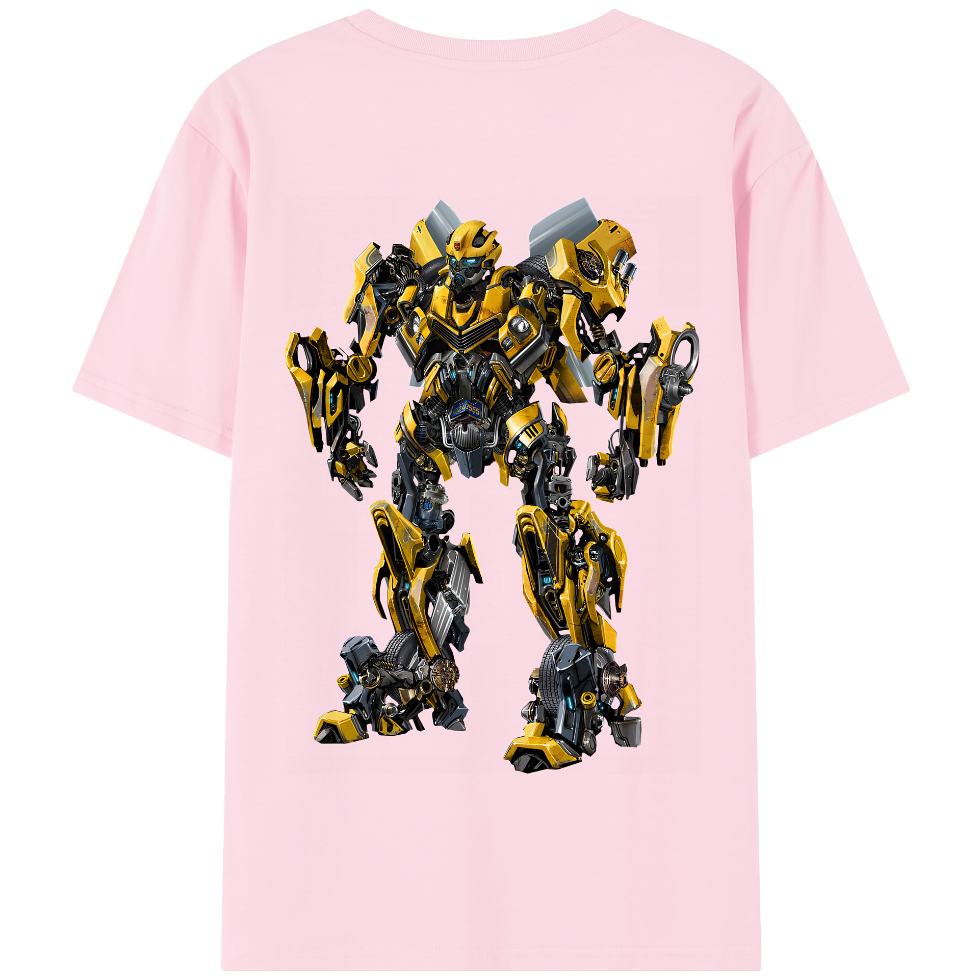 （画像用） Transformers トランスフォーマー 綿100％半袖Tシャツ（背面プリント）