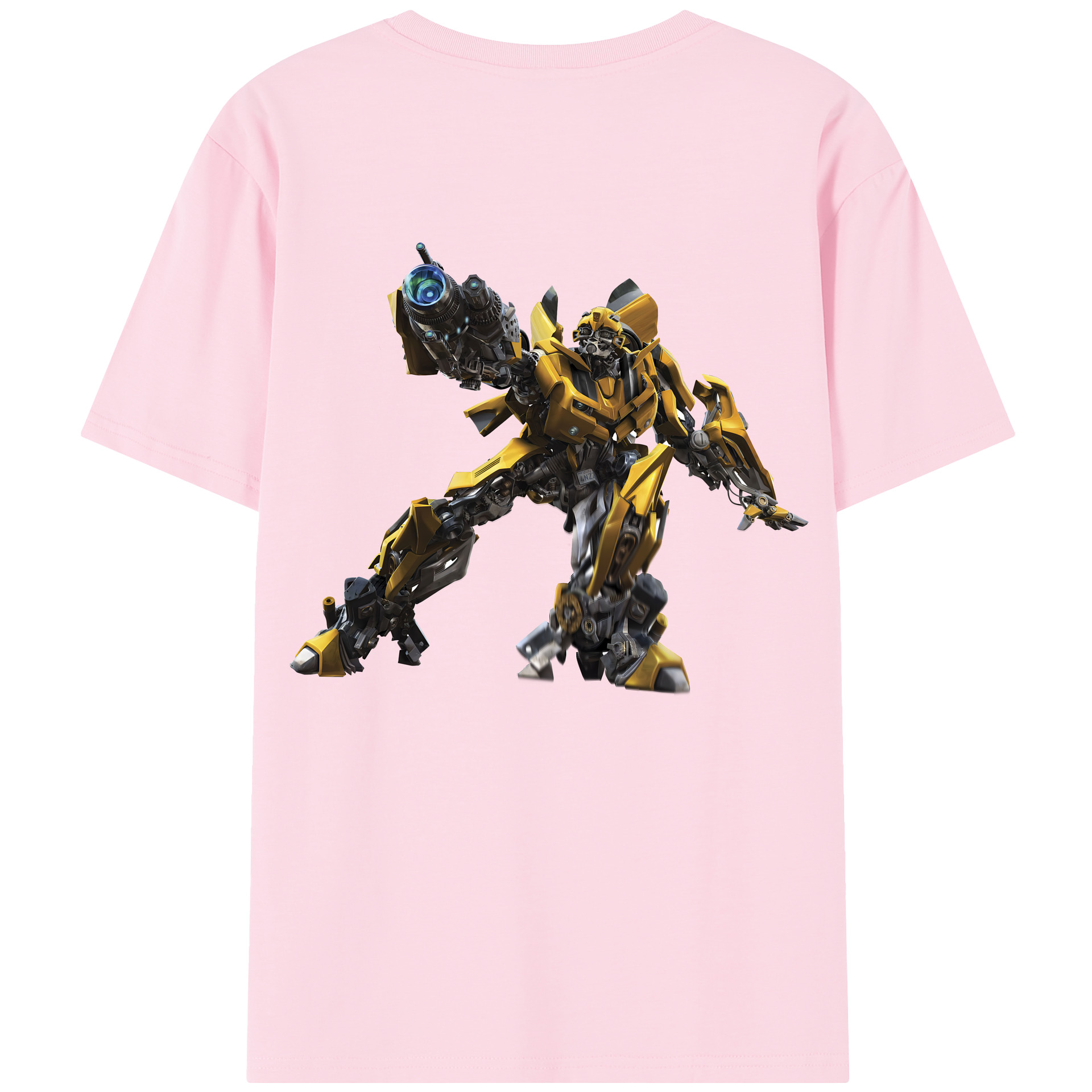 （画像用） Transformers トランスフォーマー 綿100％半袖Tシャツ（背面プリント）