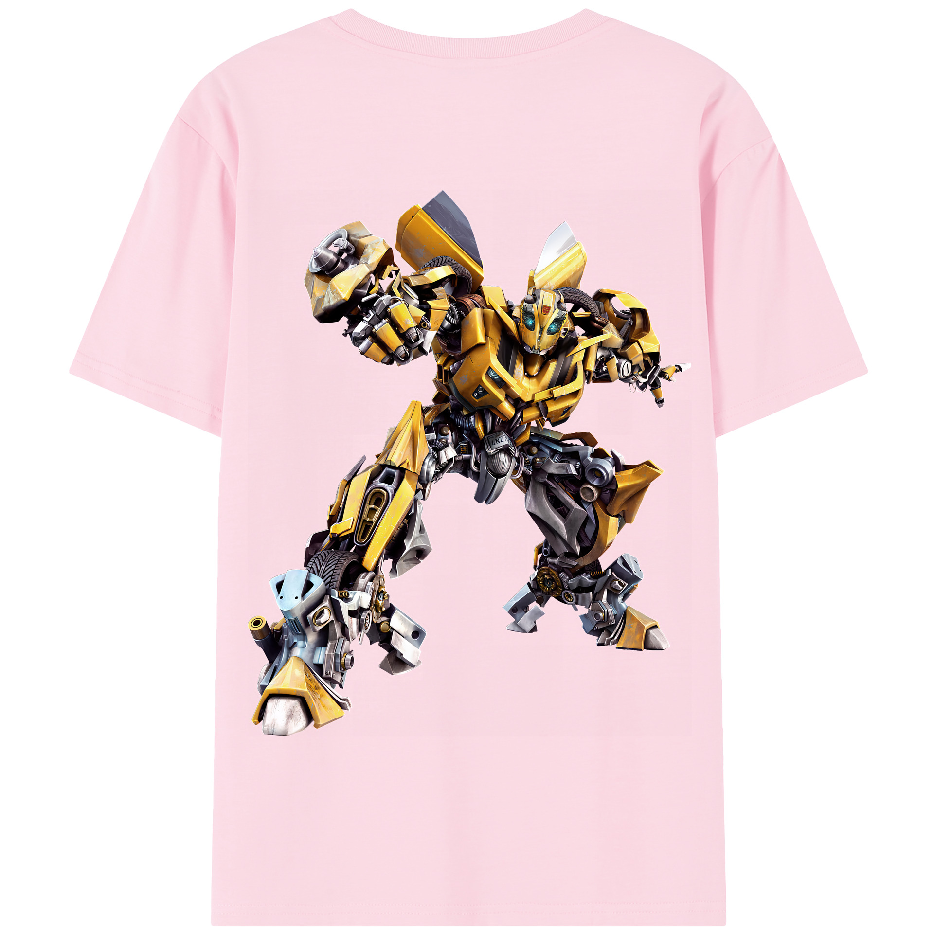 （画像用） Transformers トランスフォーマー 綿100％半袖Tシャツ（背面プリント）