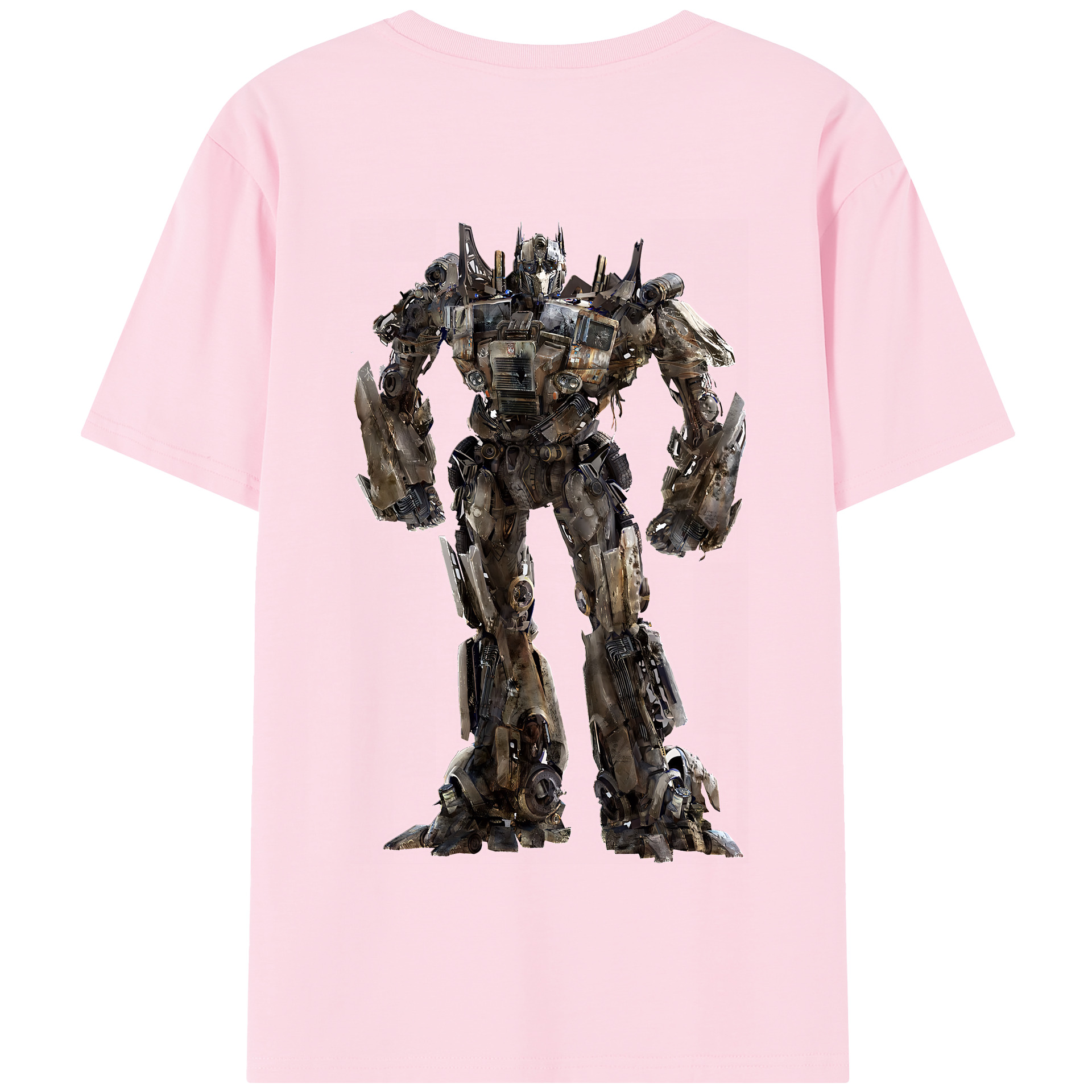 （画像用） Transformers トランスフォーマー 綿100％半袖Tシャツ（背面プリント）