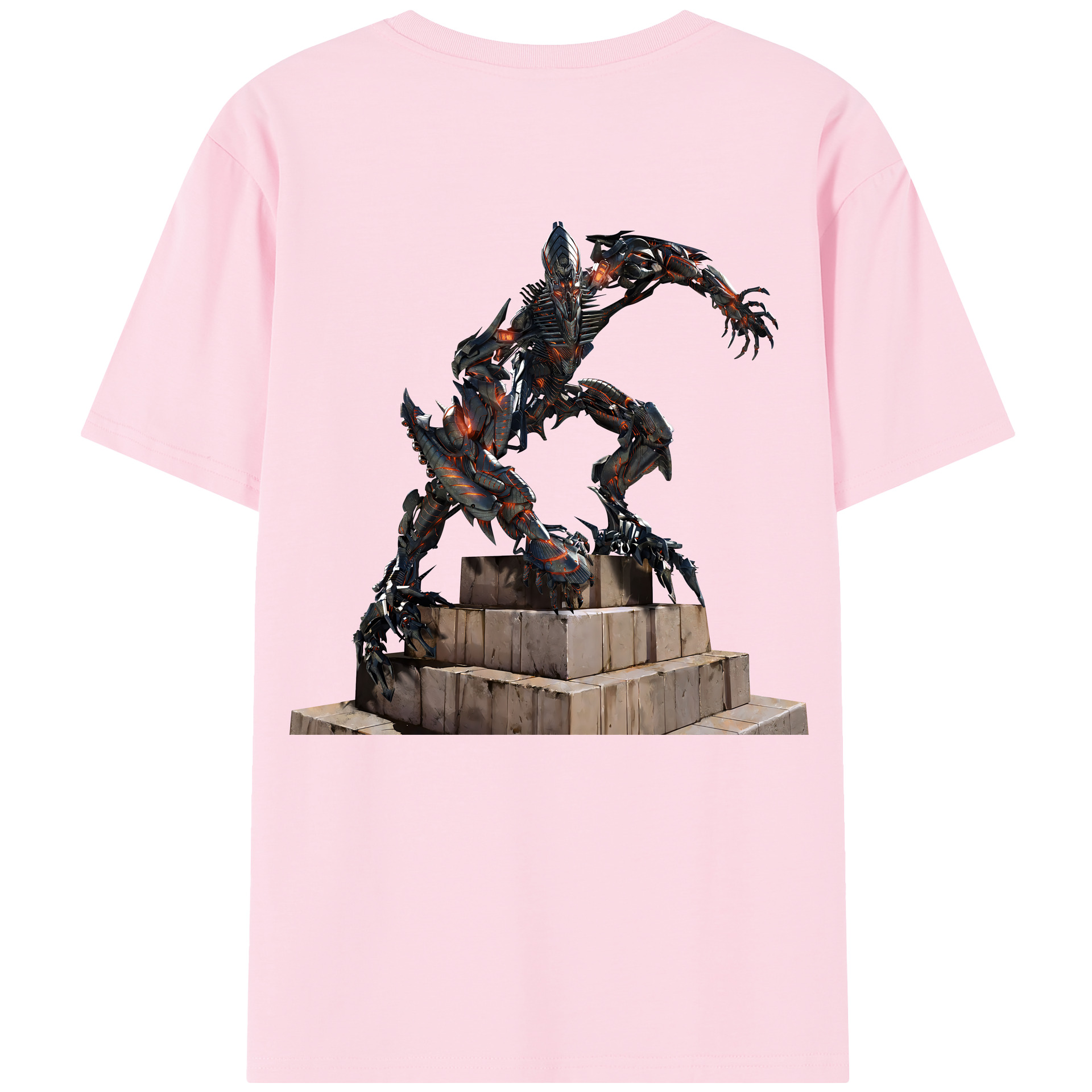 （画像用） Transformers トランスフォーマー 綿100％半袖Tシャツ（背面プリント）