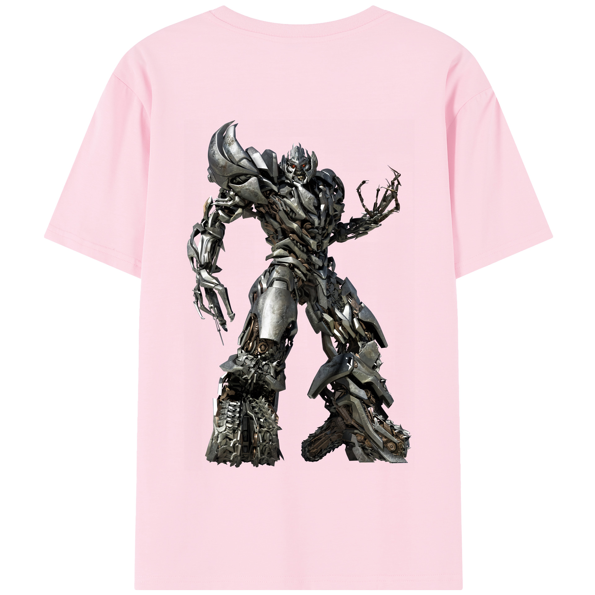 （画像用） Transformers トランスフォーマー 綿100％半袖Tシャツ（背面プリント）