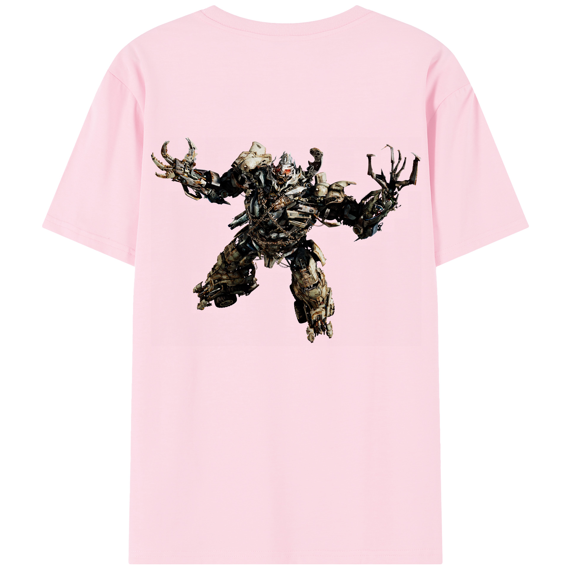 （画像用） Transformers トランスフォーマー 綿100％半袖Tシャツ（背面プリント）