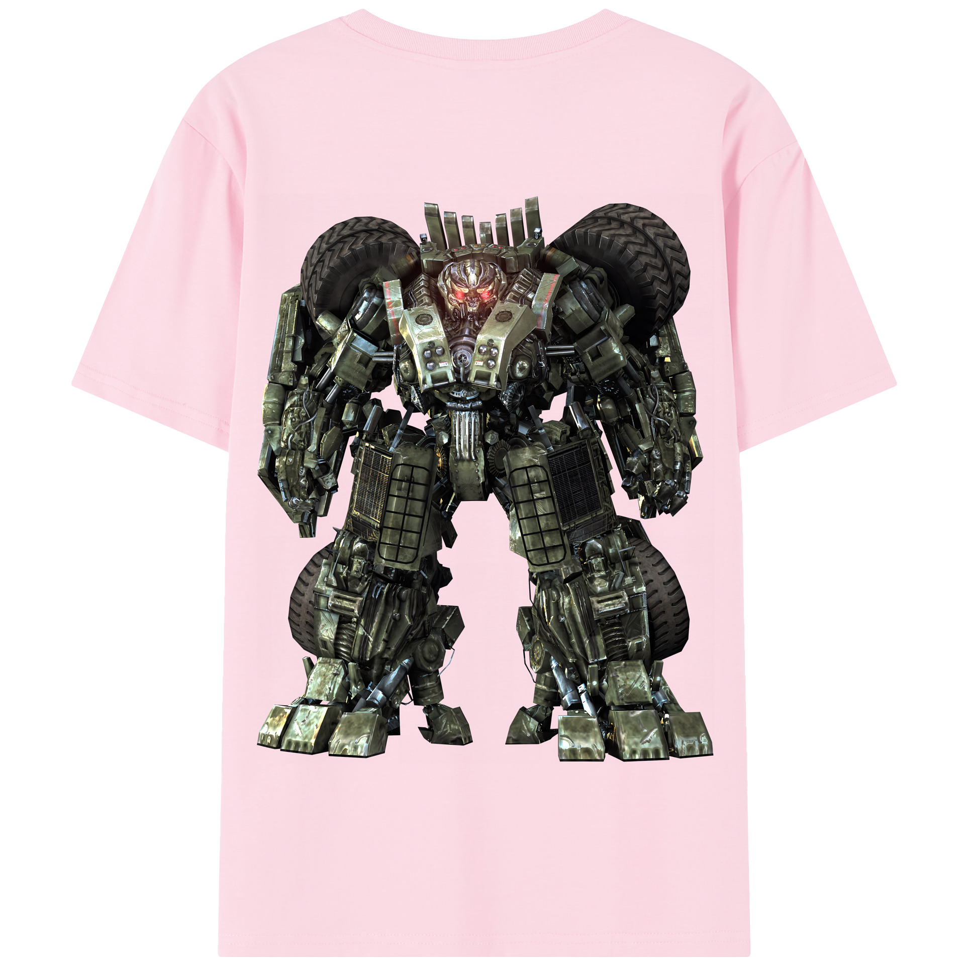 （画像用） Transformers トランスフォーマー 綿100％半袖Tシャツ（背面プリント）