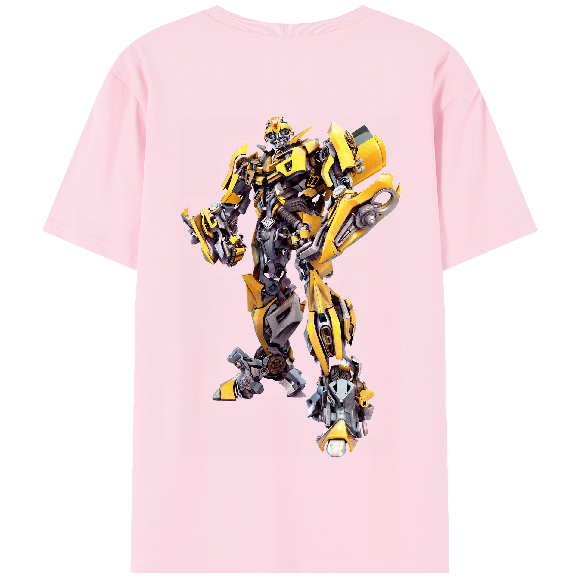 （画像用） Transformers トランスフォーマー 綿100％半袖Tシャツ（背面プリント）