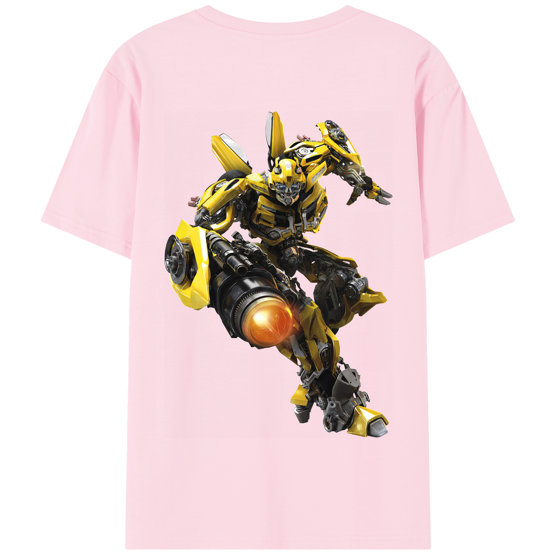 （画像用） Transformers トランスフォーマー 綿100％半袖Tシャツ（背面プリント）