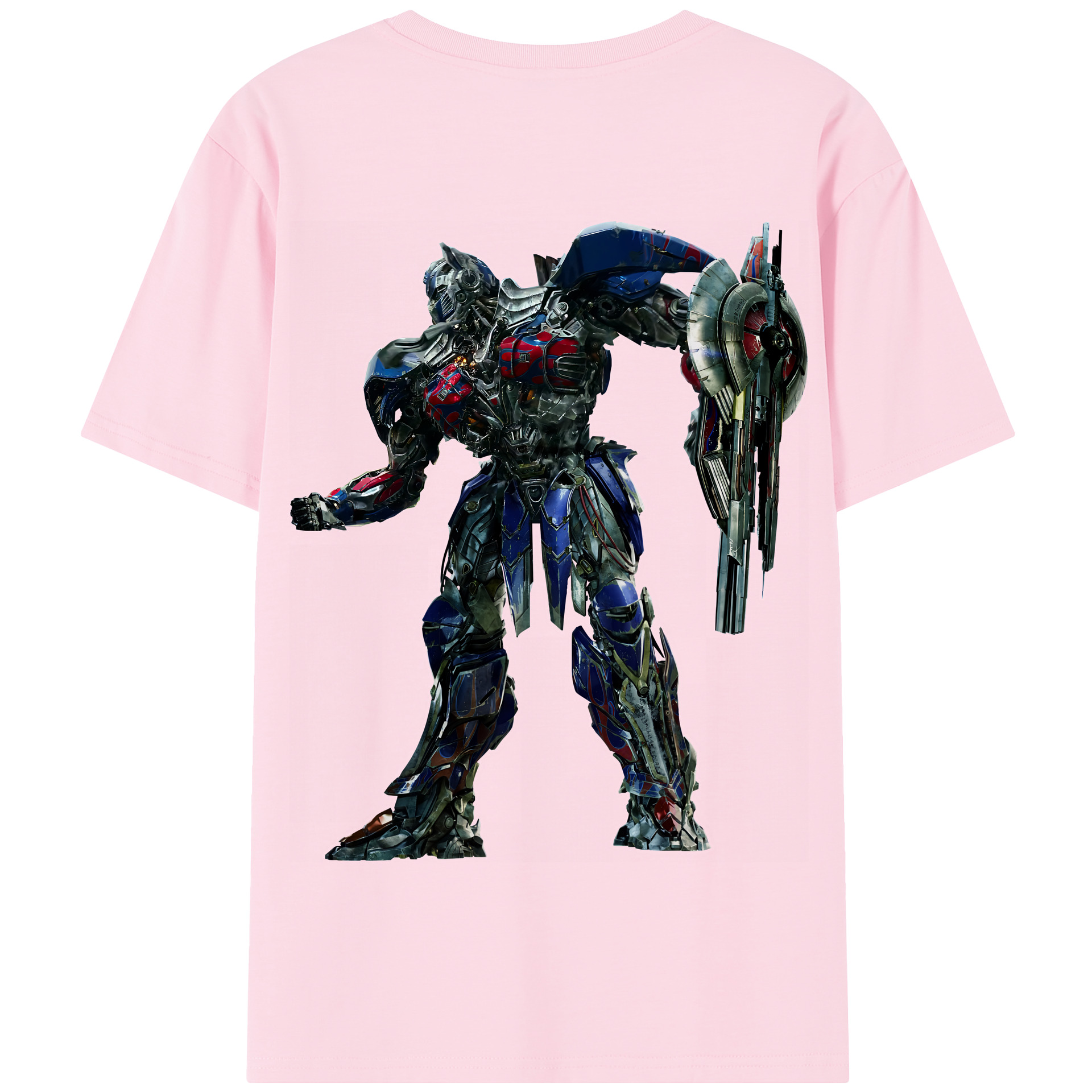 （画像用） Transformers トランスフォーマー 綿100％半袖Tシャツ（背面プリント）