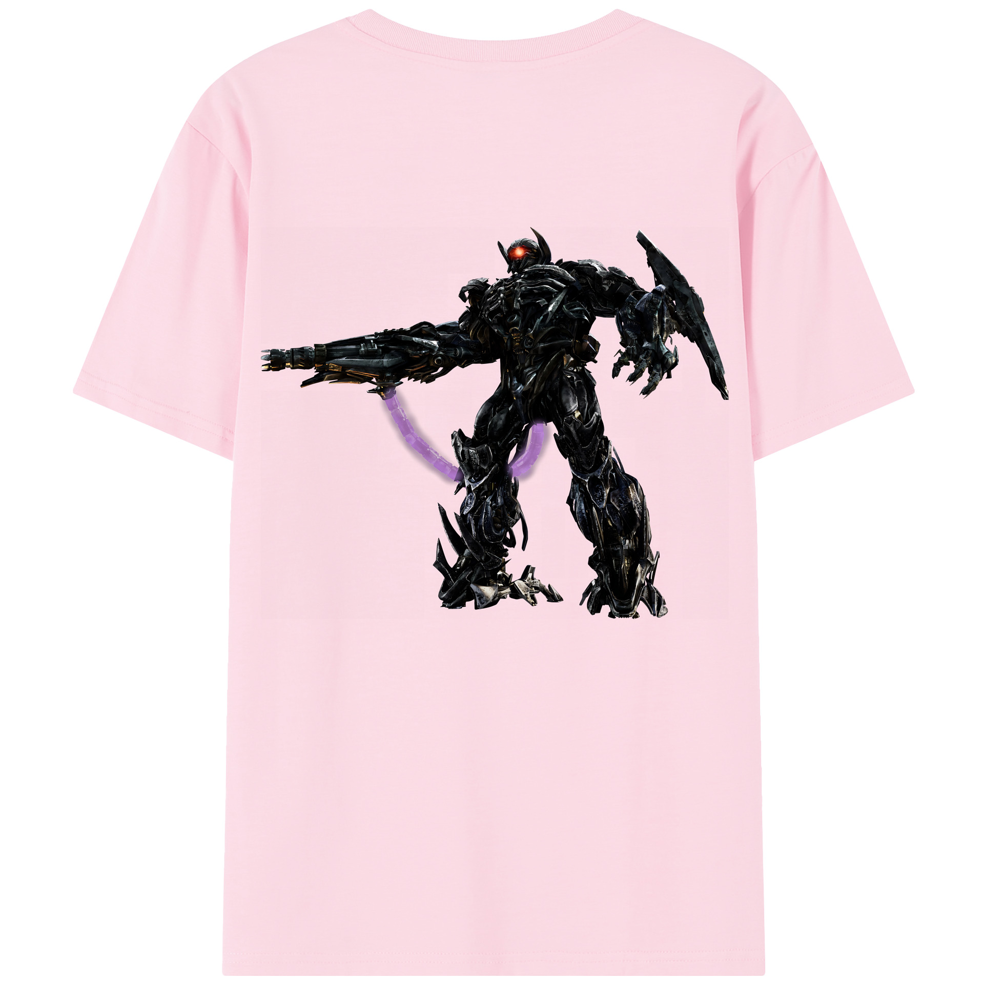 （画像用） Transformers トランスフォーマー 綿100％半袖Tシャツ（背面プリント）