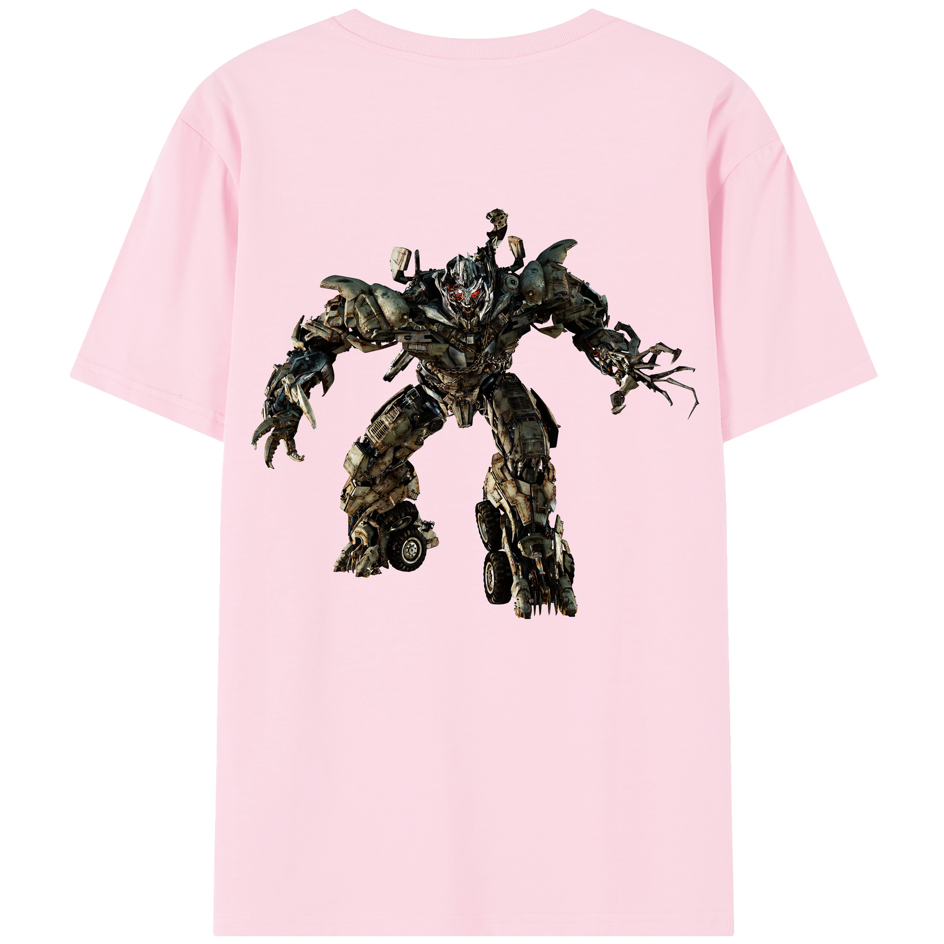 （画像用） Transformers トランスフォーマー 綿100％半袖Tシャツ（背面プリント）