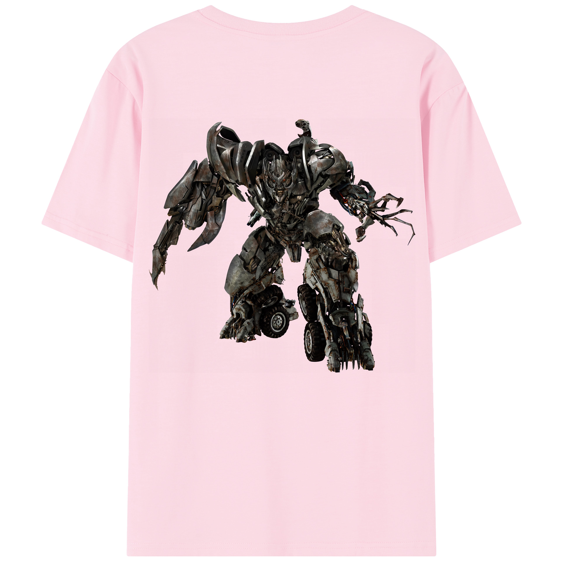 （画像用） Transformers トランスフォーマー 綿100％半袖Tシャツ（背面プリント）