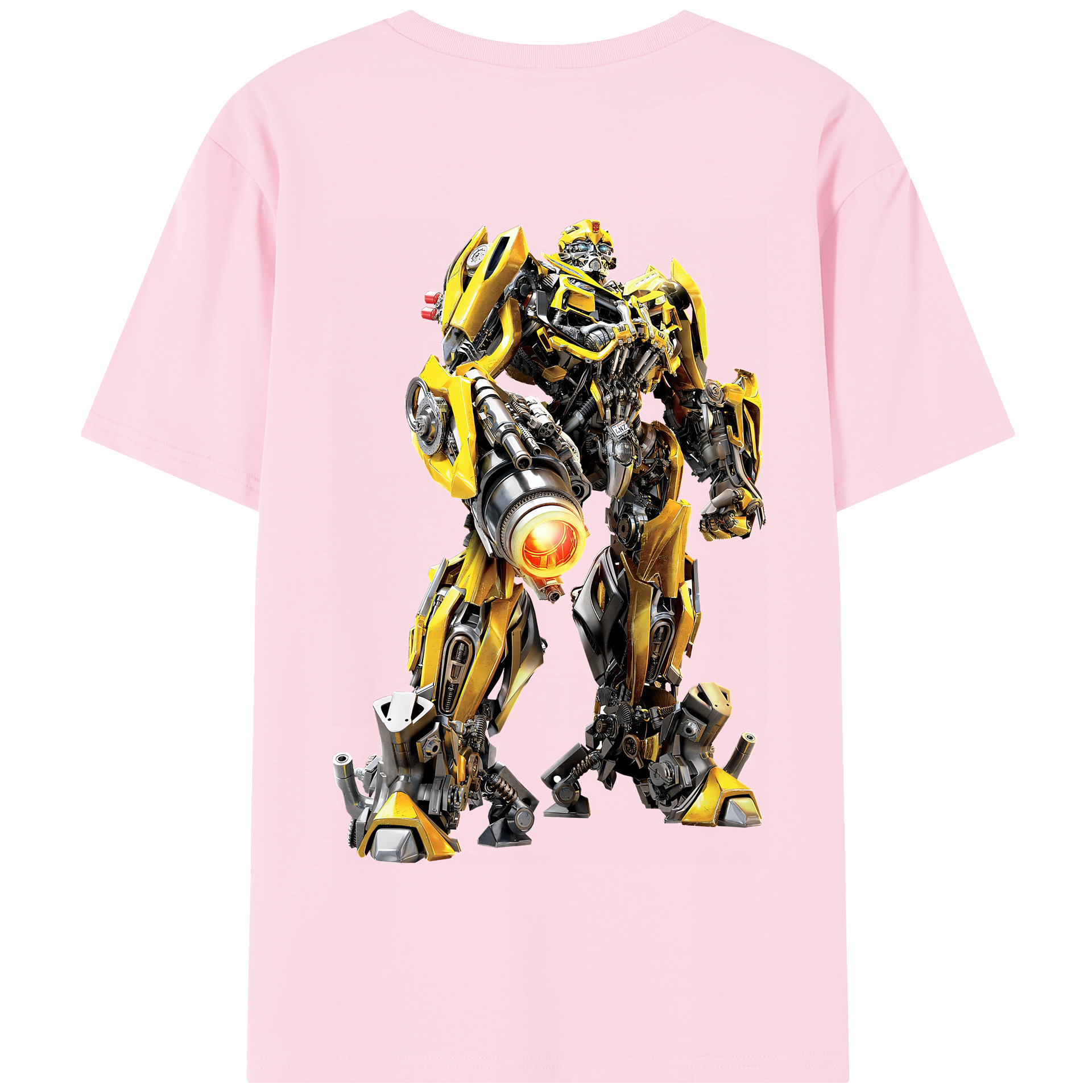 （画像用） Transformers トランスフォーマー 綿100％半袖Tシャツ（背面プリント）