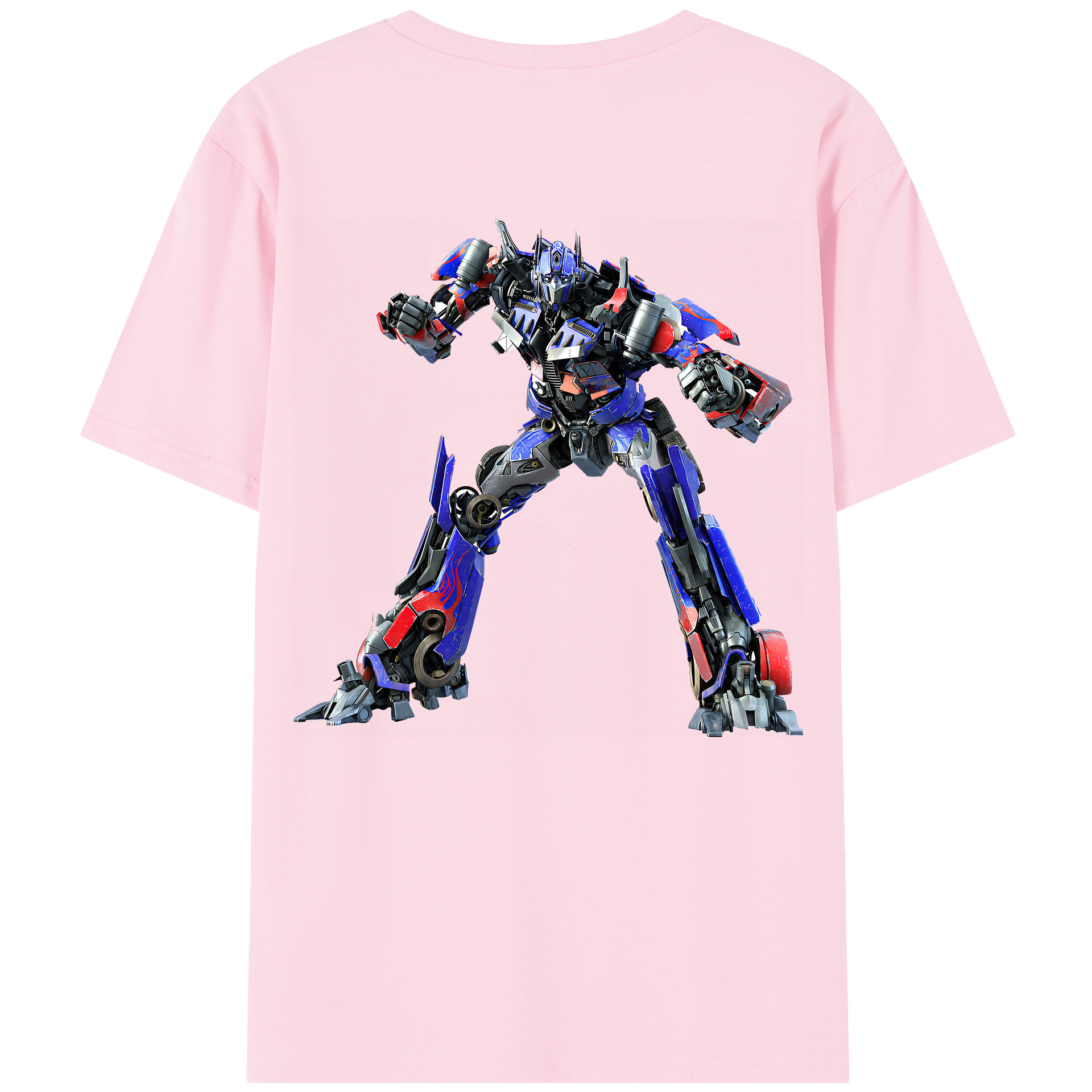 （画像用） Transformers トランスフォーマー 綿100％半袖Tシャツ（背面プリント）