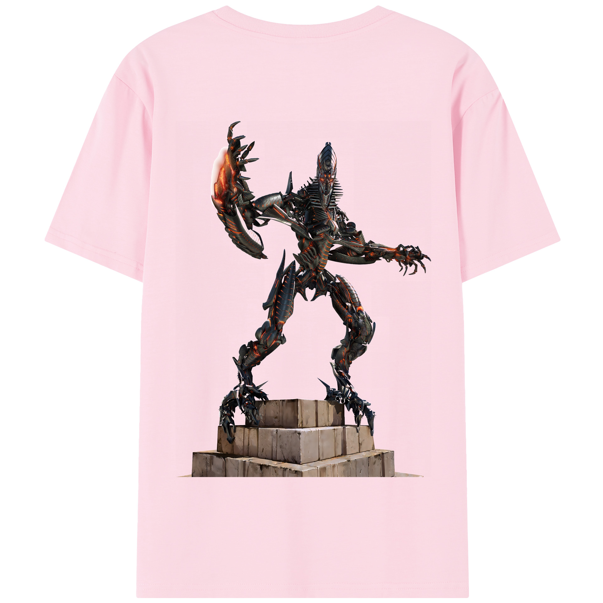 （画像用） Transformers トランスフォーマー 綿100％半袖Tシャツ（背面プリント）