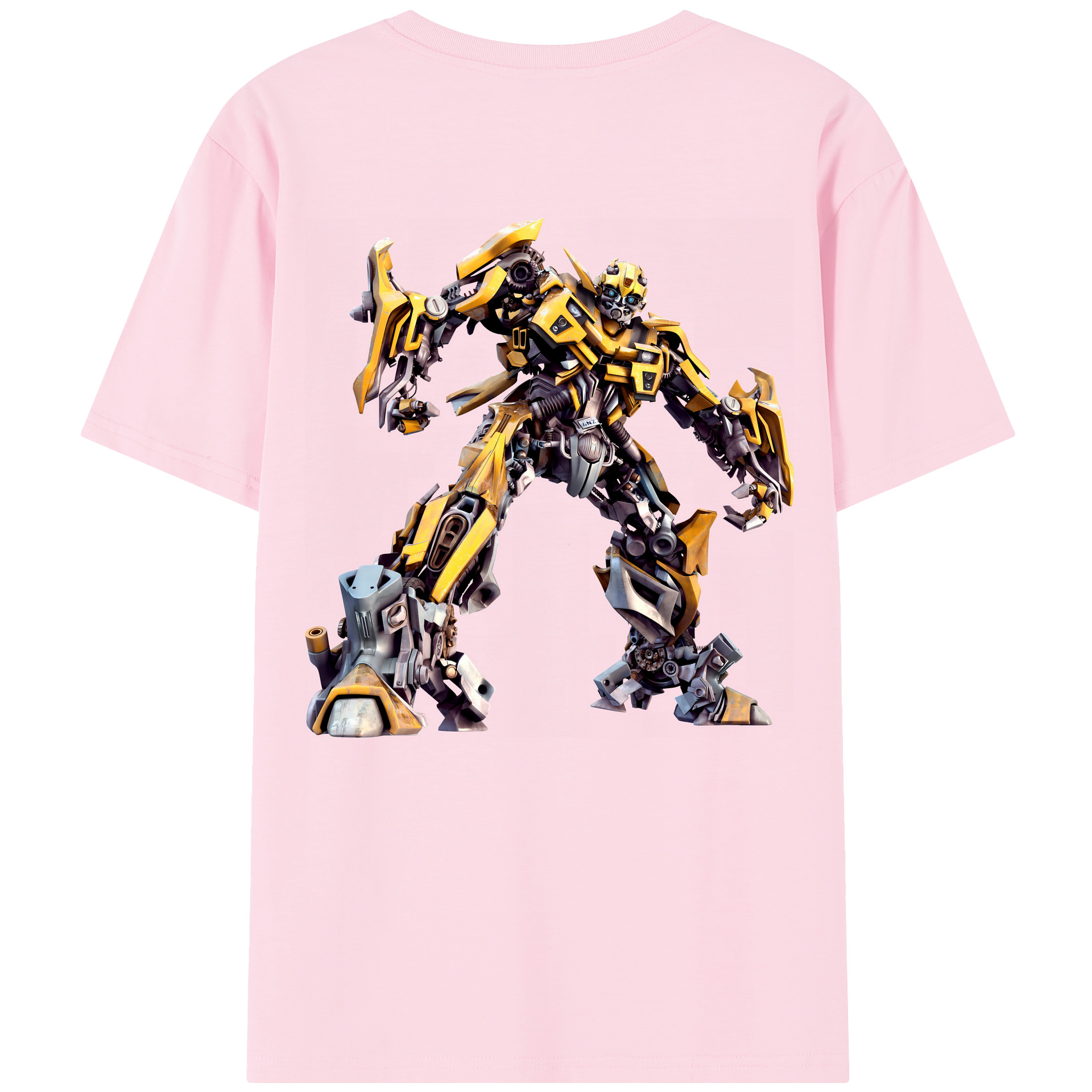 （画像用） Transformers トランスフォーマー 綿100％半袖Tシャツ（背面プリント）