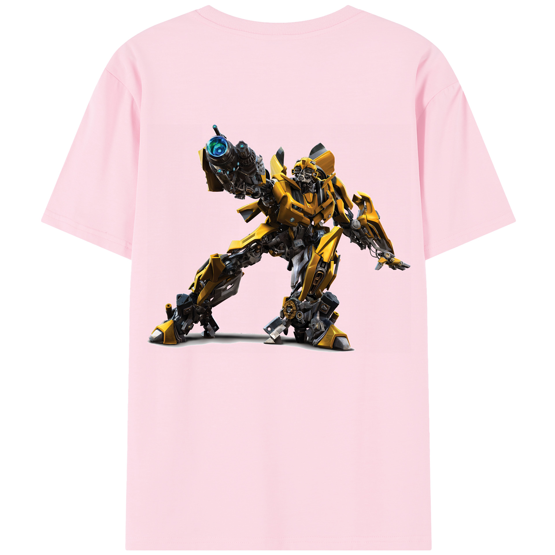 （画像用） Transformers トランスフォーマー 綿100％半袖Tシャツ（背面プリント）