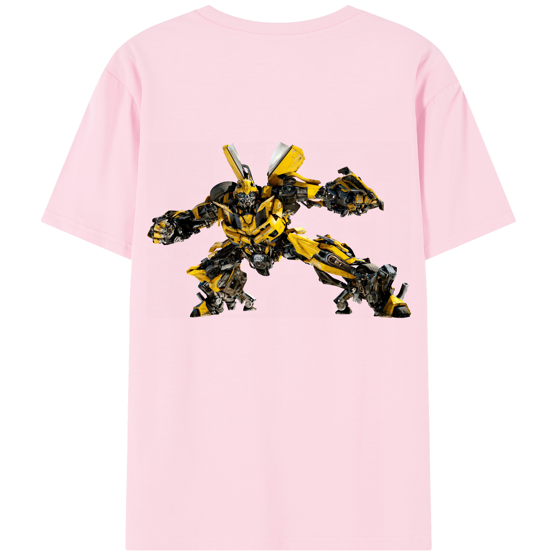 （画像用） Transformers トランスフォーマー 綿100％半袖Tシャツ（背面プリント）