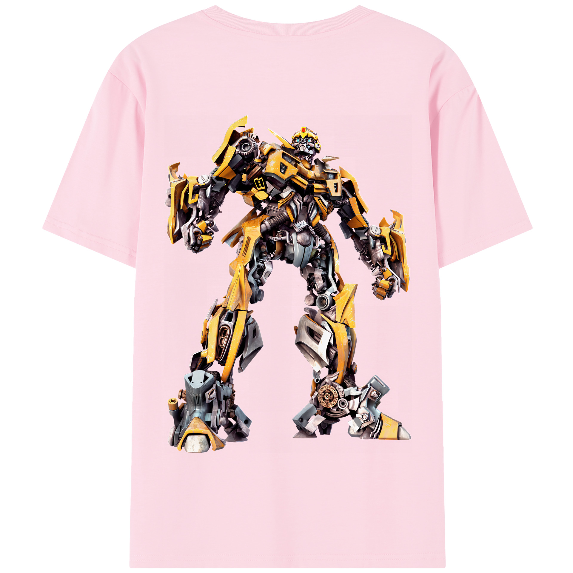 （画像用） Transformers トランスフォーマー 綿100％半袖Tシャツ（背面プリント）