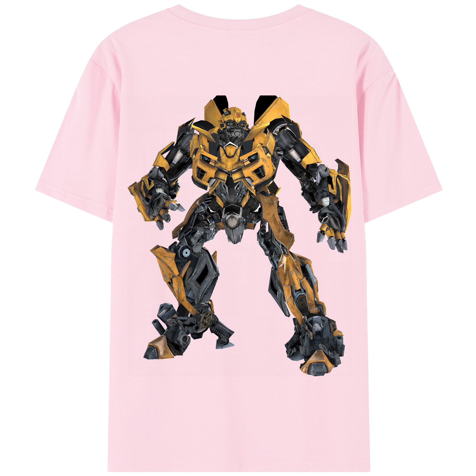 （画像用） Transformers トランスフォーマー 綿100％半袖Tシャツ（背面プリント）