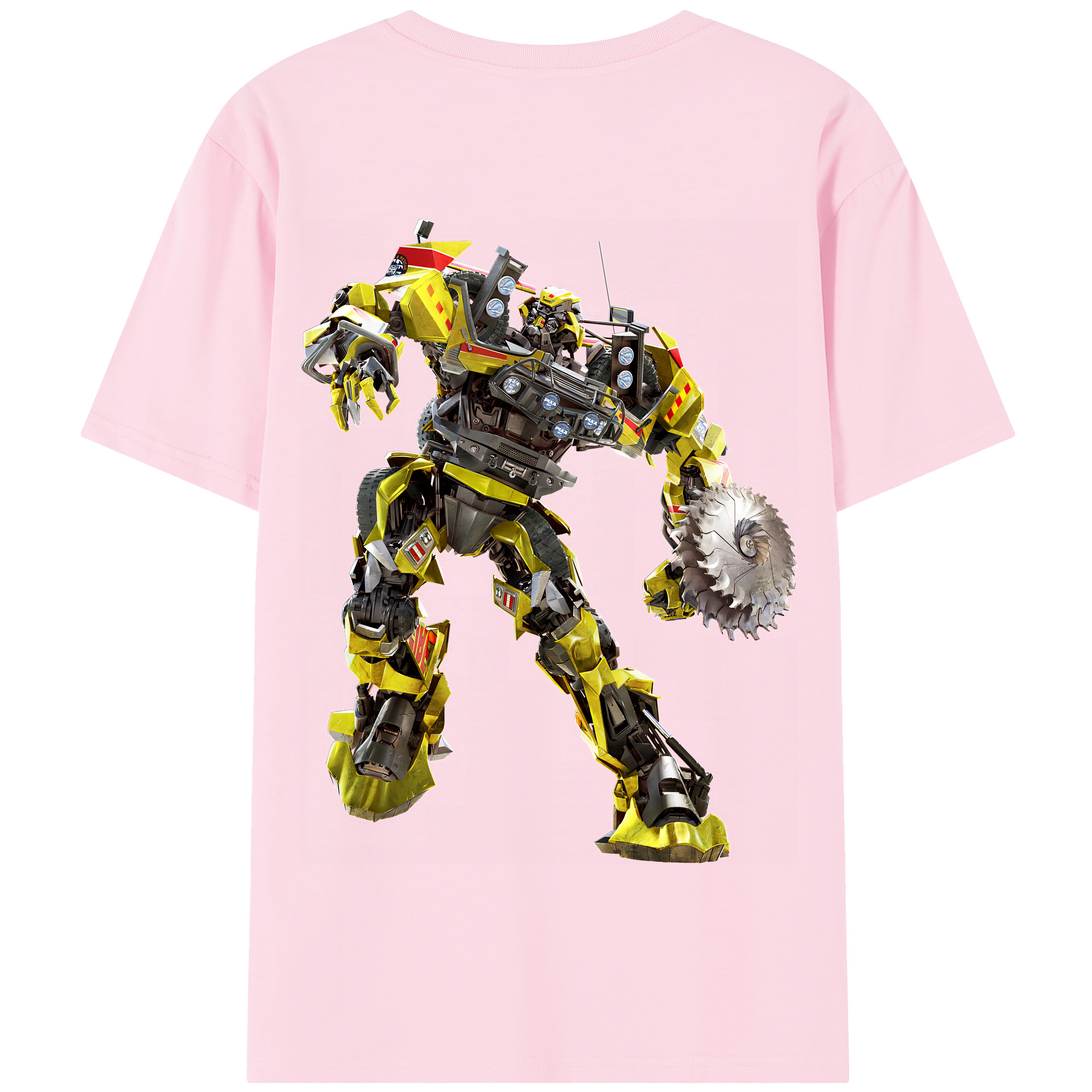（画像用） Transformers トランスフォーマー 綿100％半袖Tシャツ（背面プリント）