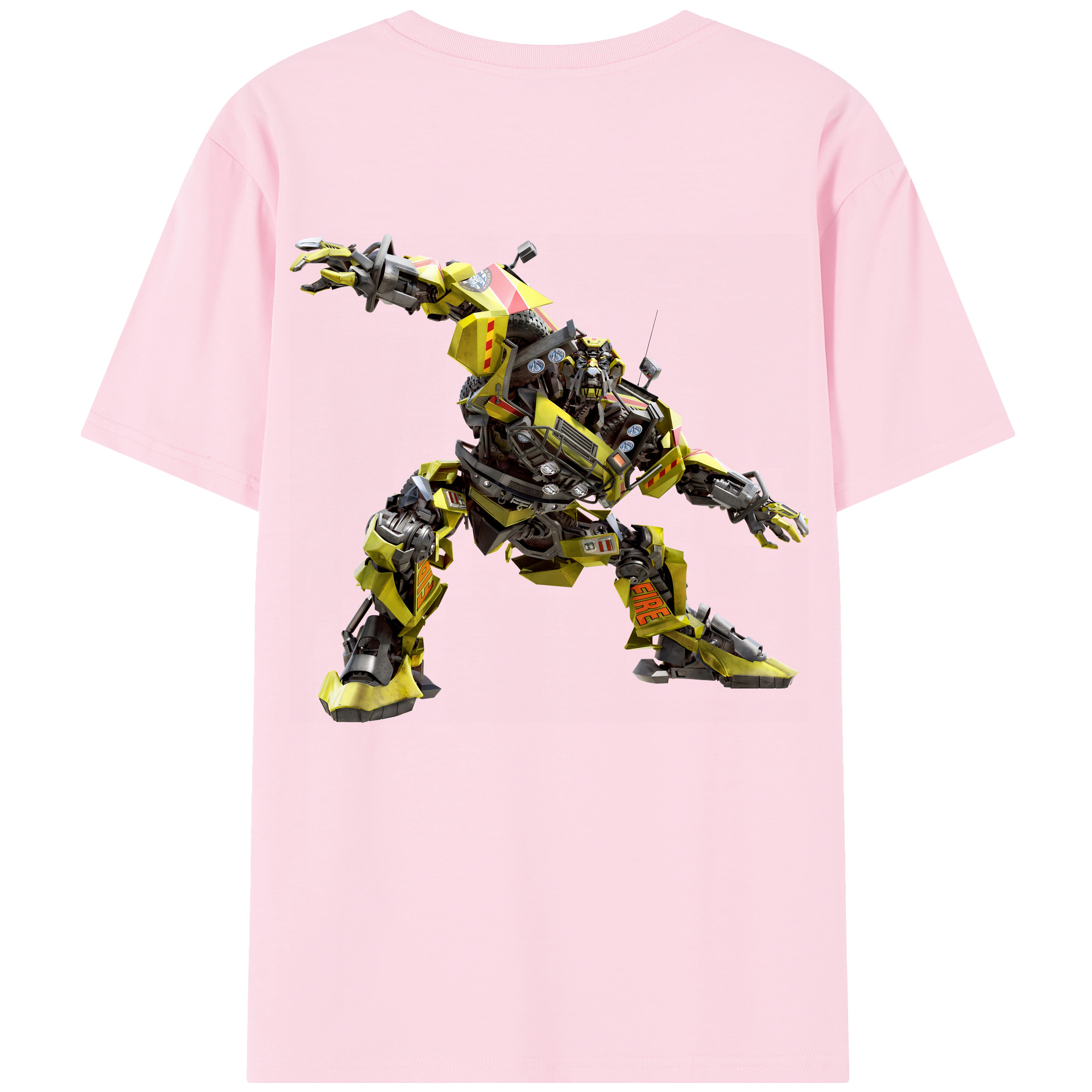 （画像用） Transformers トランスフォーマー 綿100％半袖Tシャツ（背面プリント）