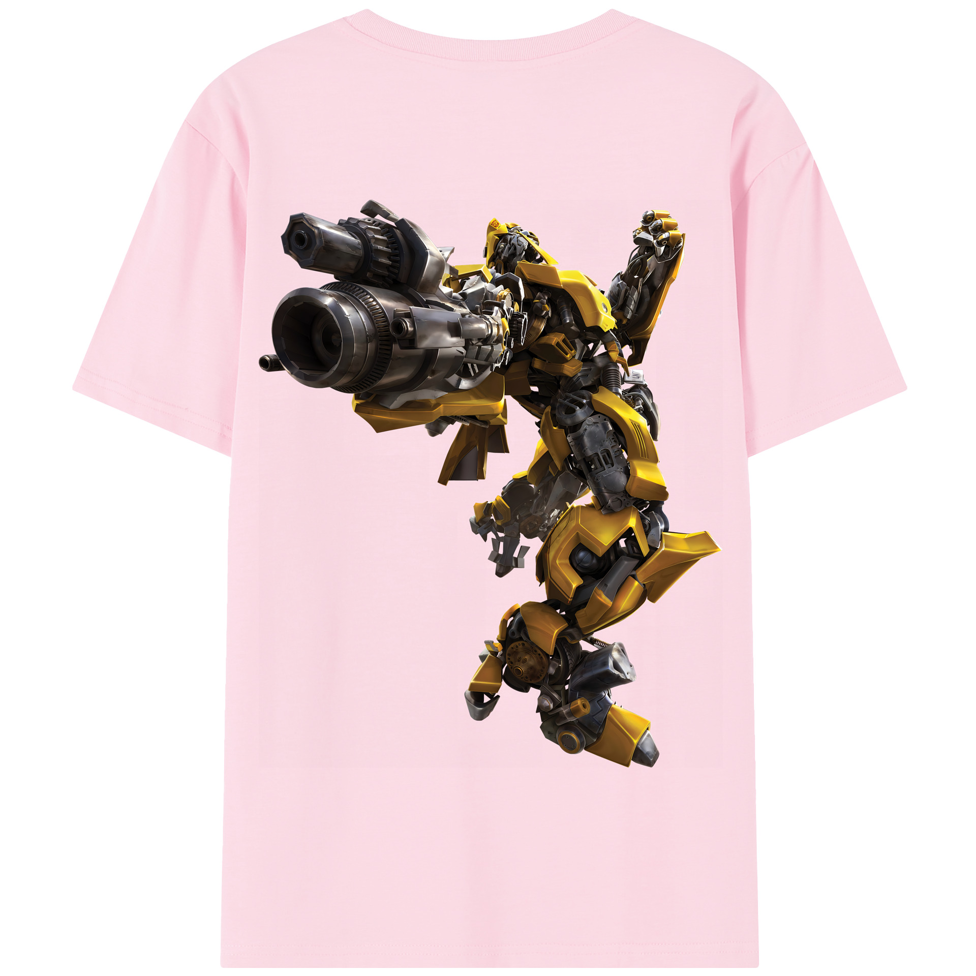 （画像用） Transformers トランスフォーマー 綿100％半袖Tシャツ（背面プリント）