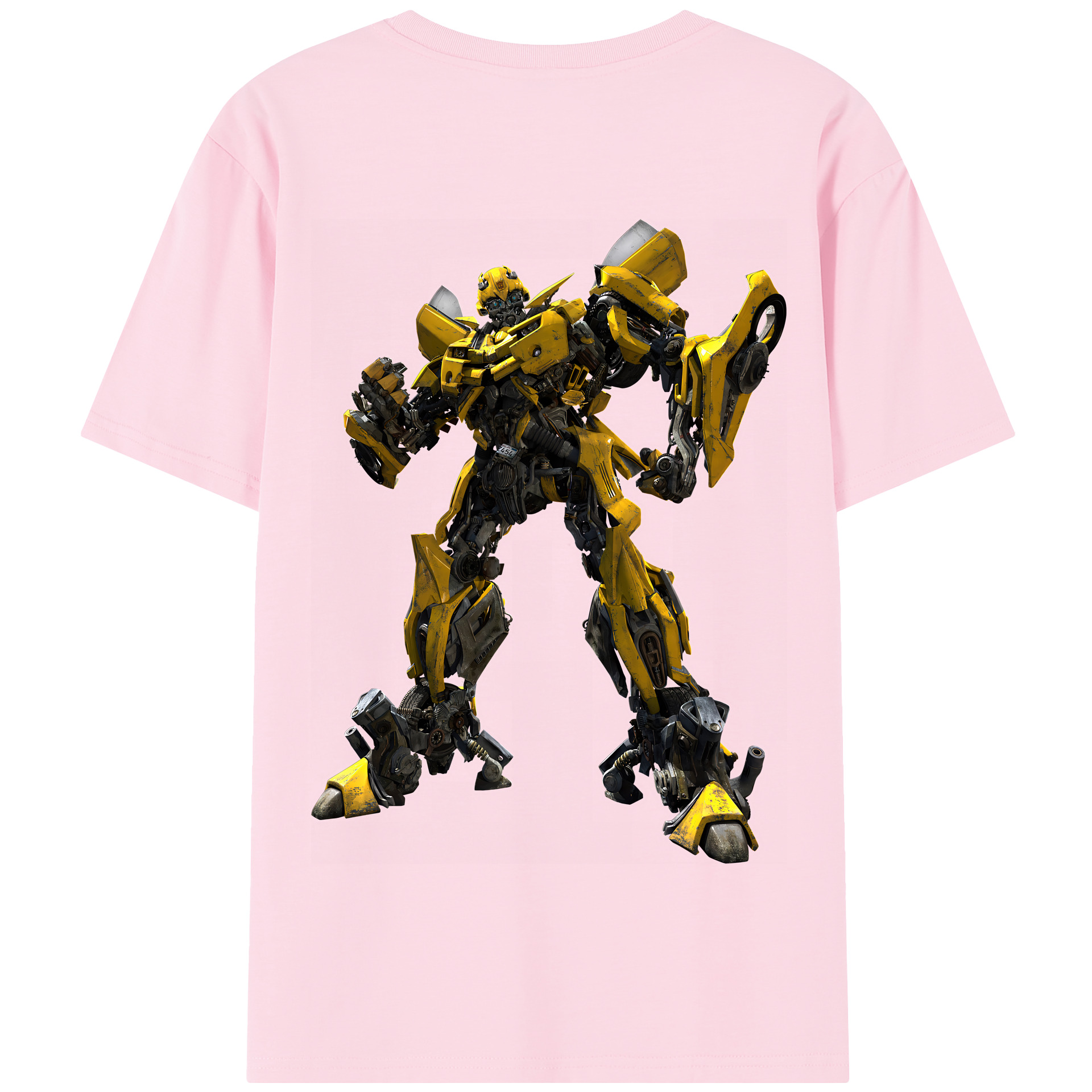 （画像用） Transformers トランスフォーマー 綿100％半袖Tシャツ（背面プリント）