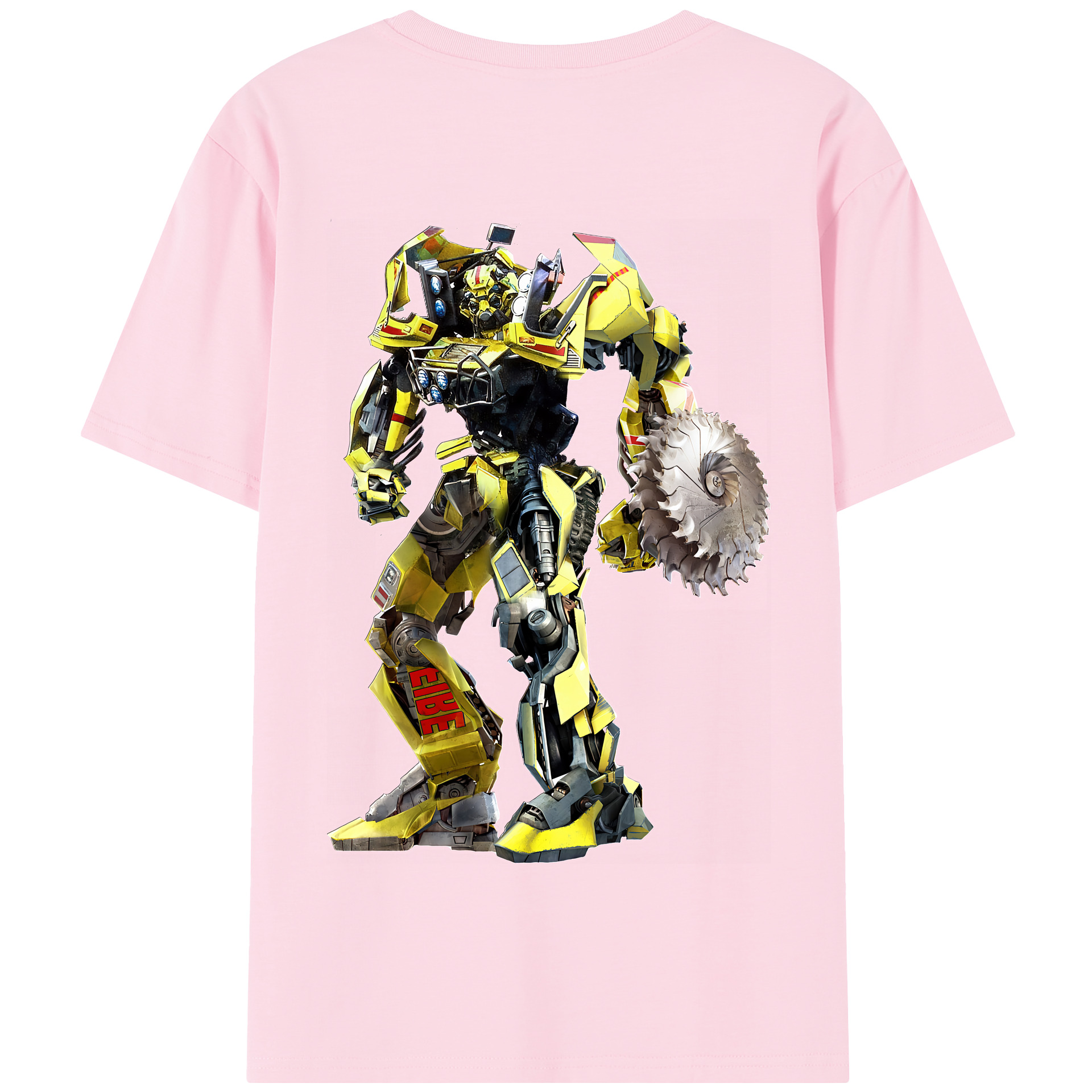（画像用） Transformers トランスフォーマー 綿100％半袖Tシャツ（背面プリント）