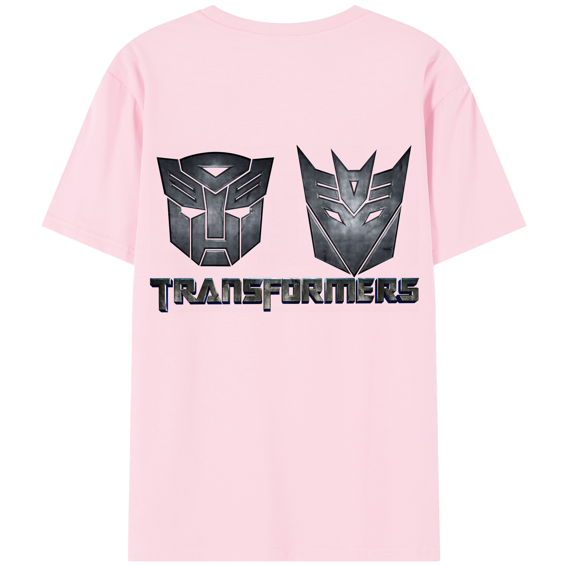 （画像用） Transformers トランスフォーマー 綿100％半袖Tシャツ（背面プリント）